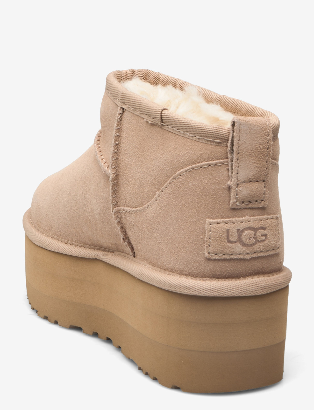 UGG - W Classic Ultra Mini Platform - teddy boots - sand - 2