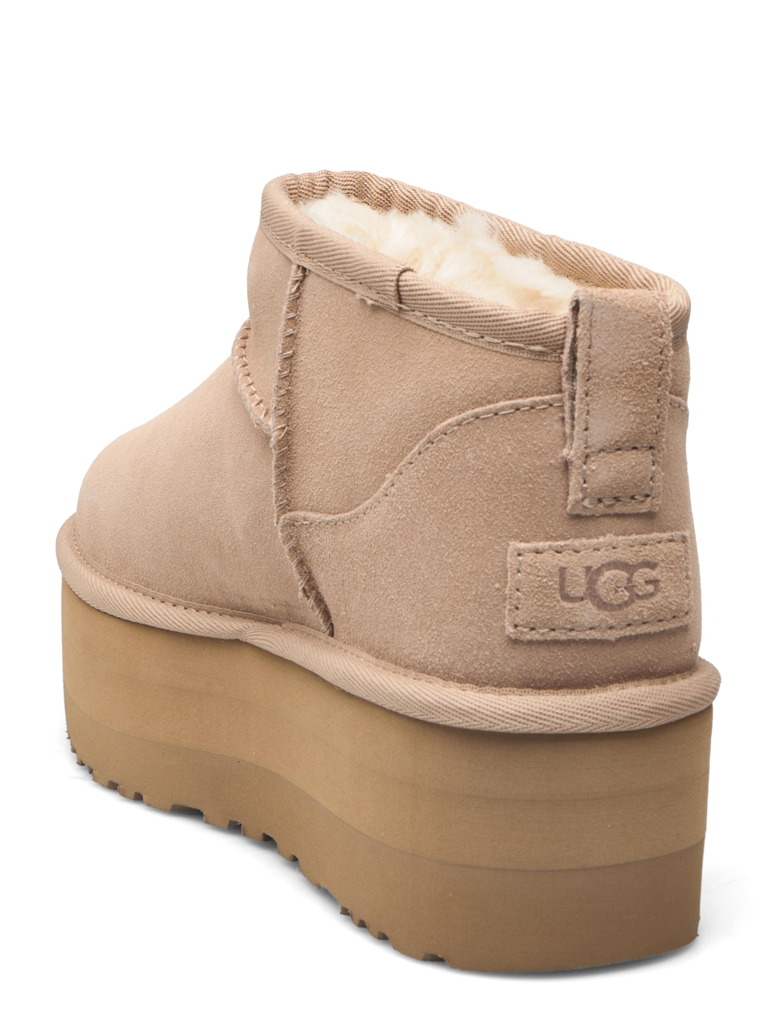 UGG - W Classic Ultra Mini Platform - teddy boots - sand - 2