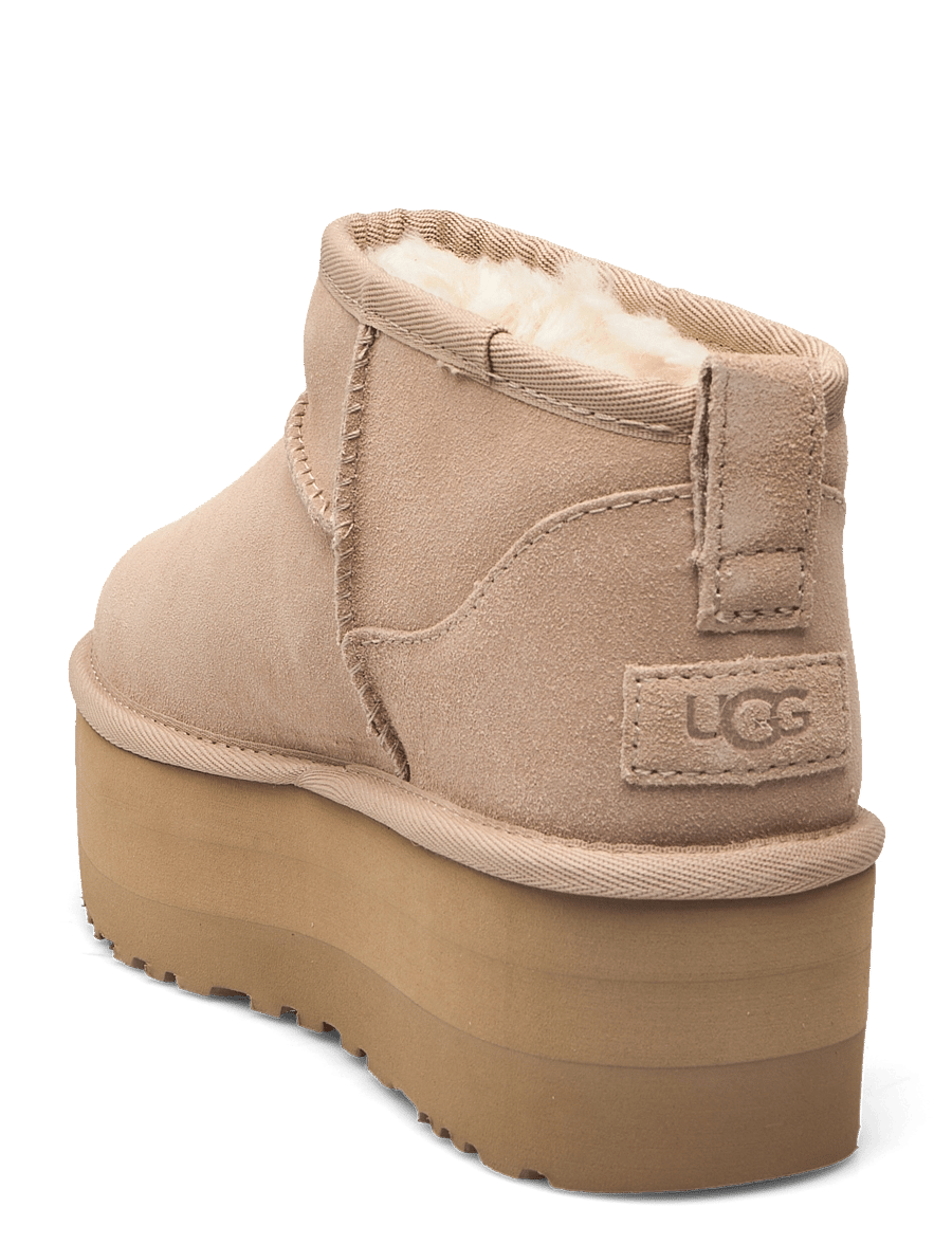 UGG - W Classic Ultra Mini Platform - teddy-saapad - sand - 2