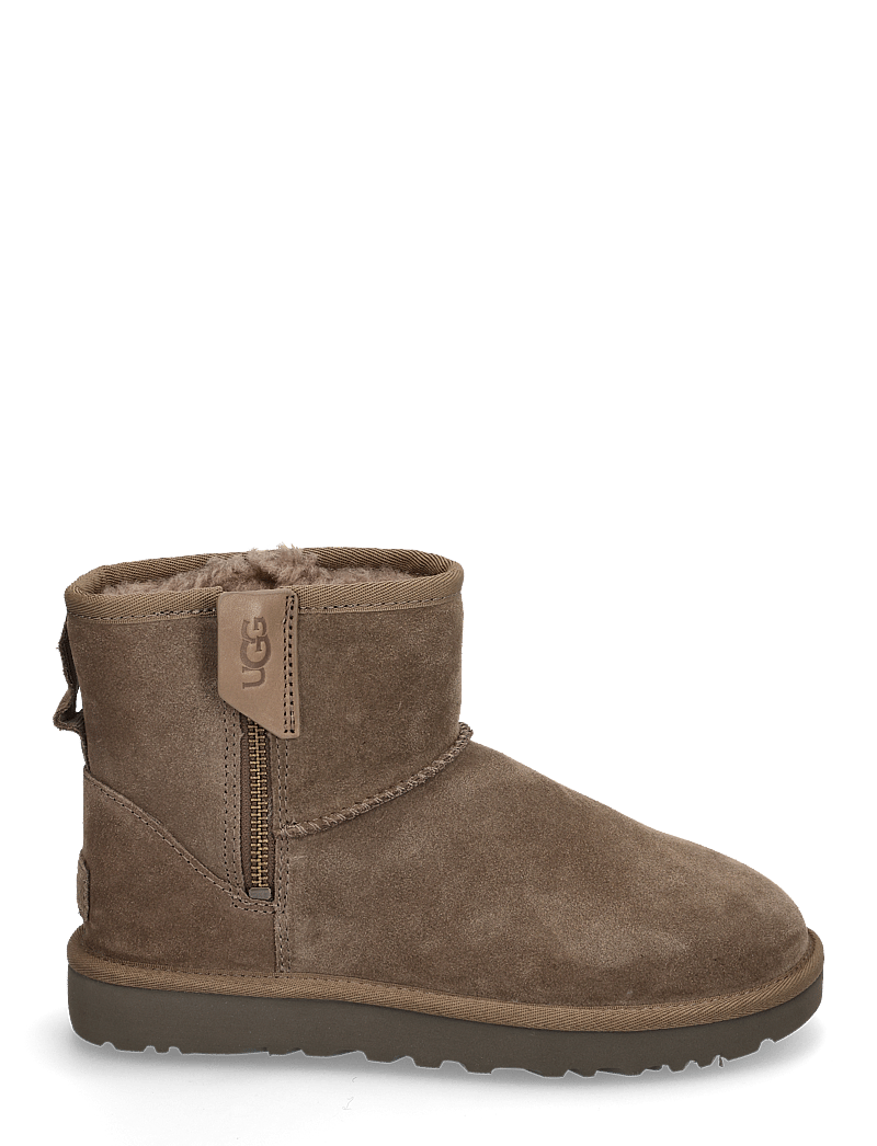 UGG - W Classic Mini Bailey Zip - teddy boots - hickory - 1