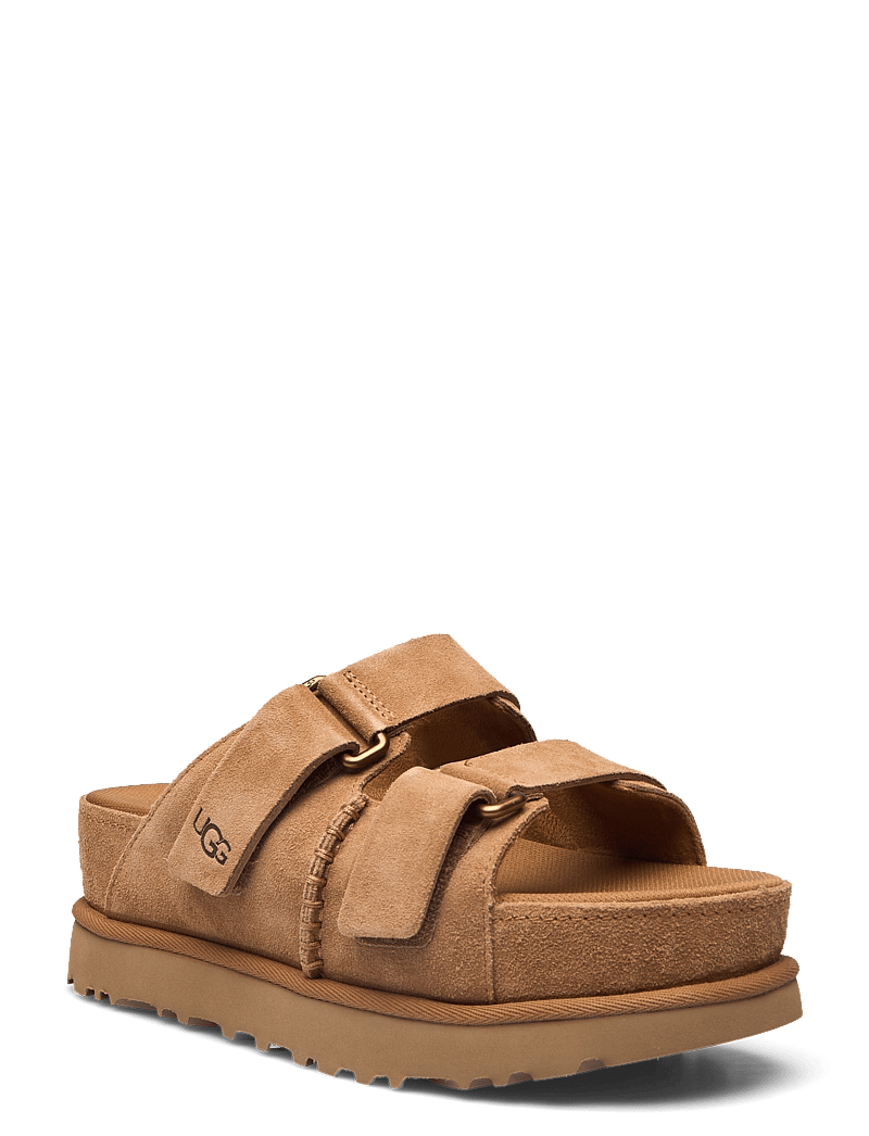UGG - W Goldenstar Hi Slide - plateau-sandalen - chestnut - 0