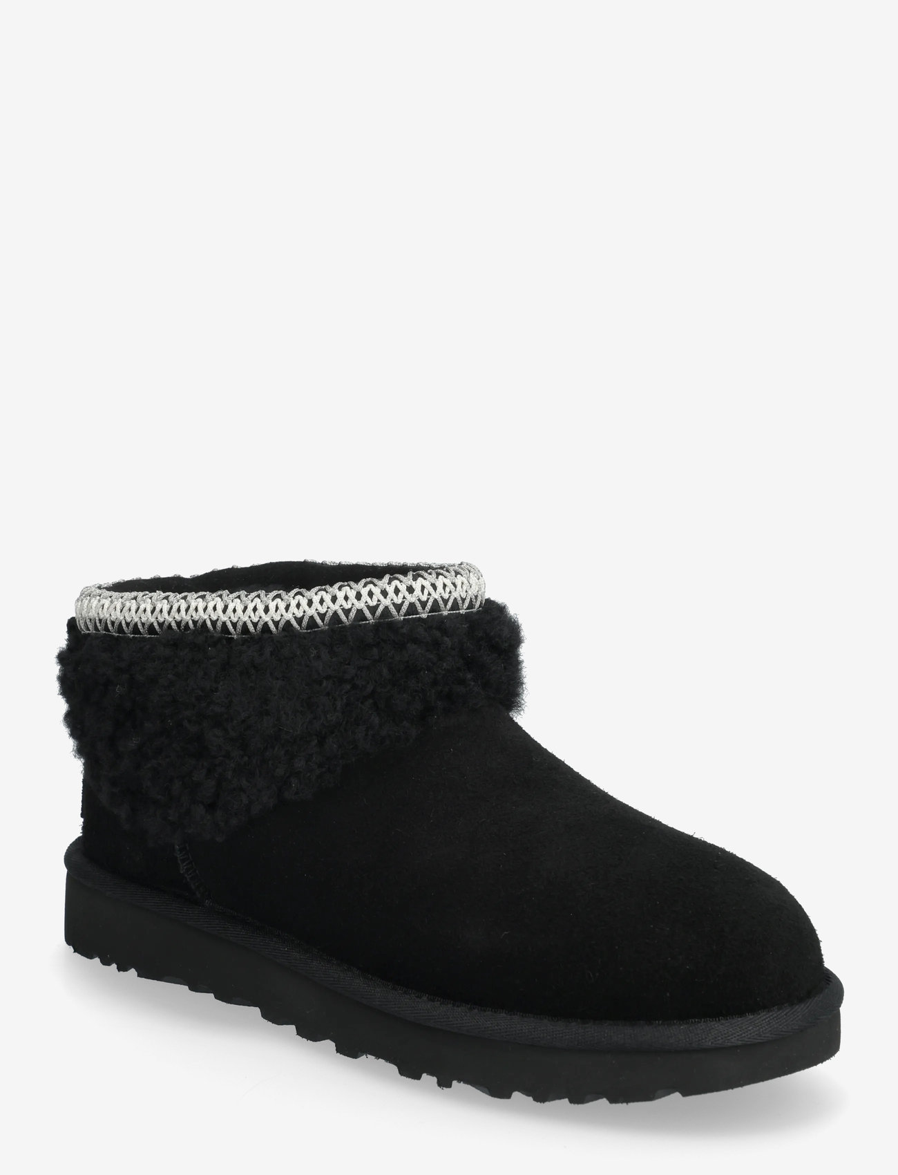 UGG - W Classic Ultra Mini Maxi Curly - teddy boots - black - 0