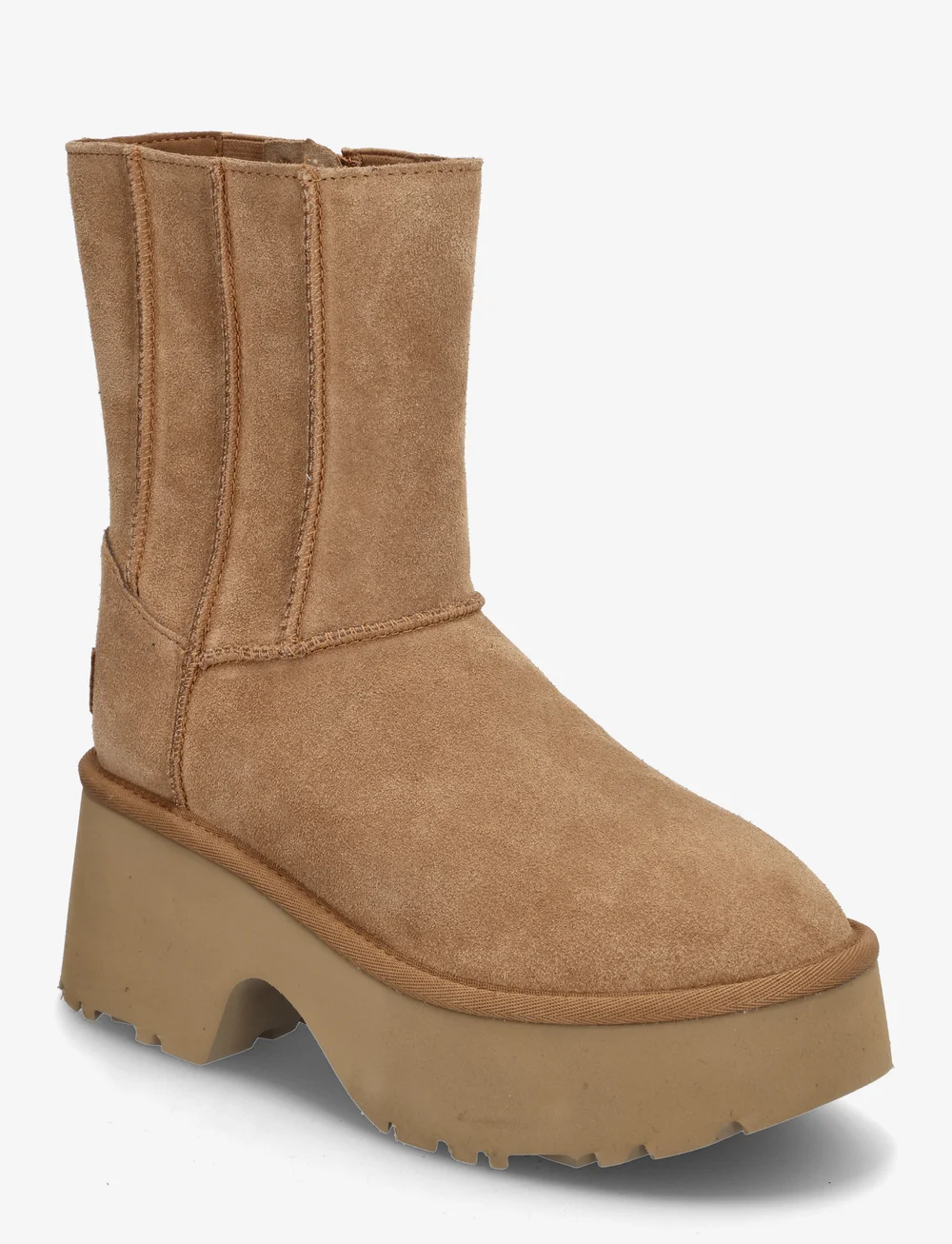 UGG - W Classic Twin Seam New Heights - varmfodrade skor - chestnut - 0