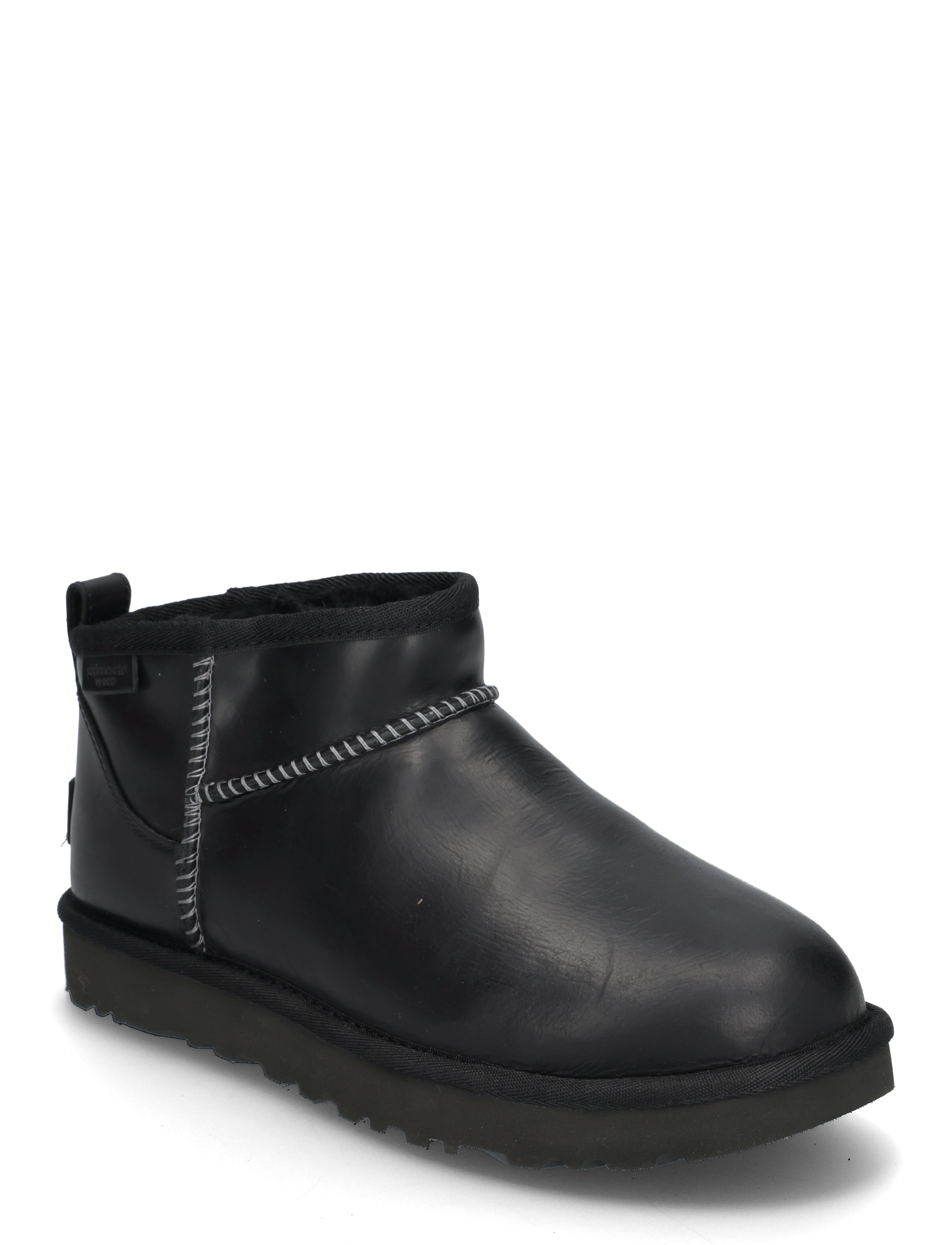 UGG W Classic Ultra Mini LTHR Regen - UGG - BLACK / black