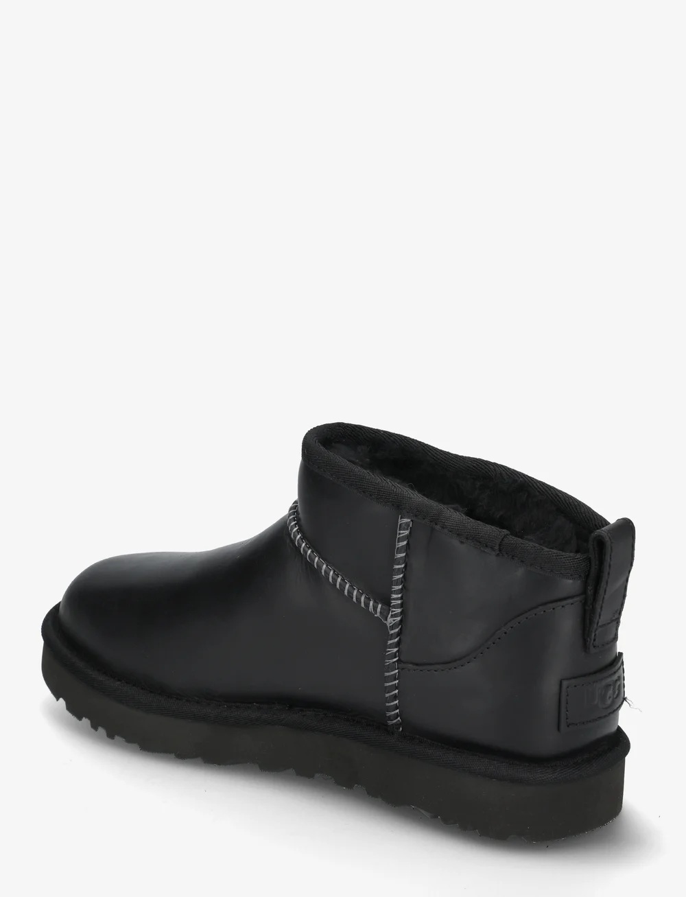 UGG - W Classic Ultra Mini LTHR Regen - lumesaapad - black - 2