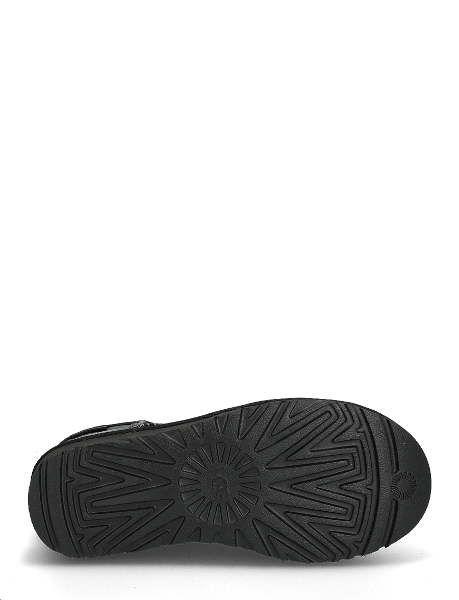 UGG - W Classic Ultra Mini LTHR Regen - teddy-stiefel - black - 4