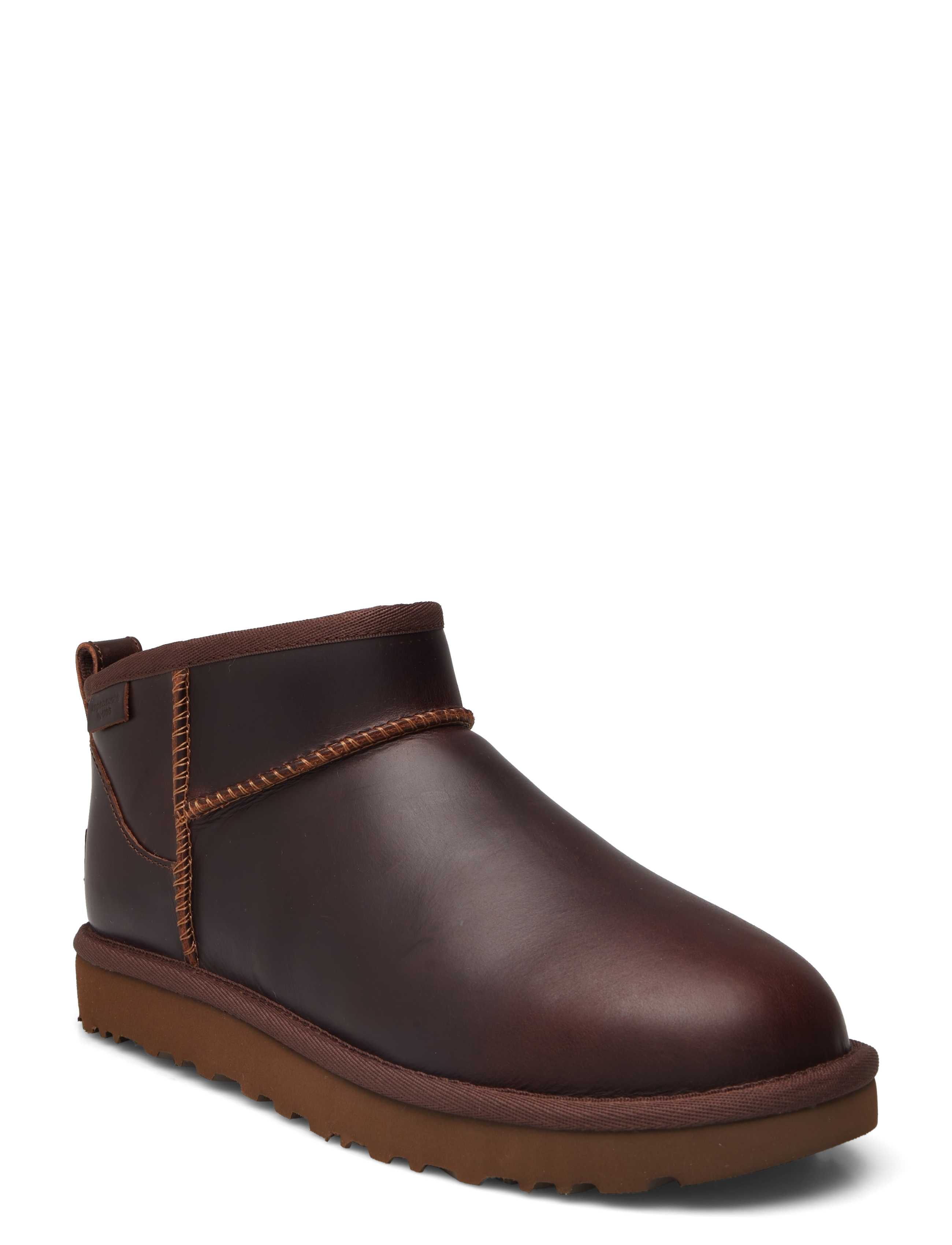 UGG W Klassisch Ultra Mini Lthr Regen Braun - 36 - Damen