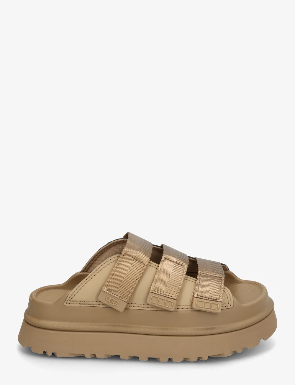 UGG - W GoldenGlow Slide - plateau-sandalen - dark sand - 1