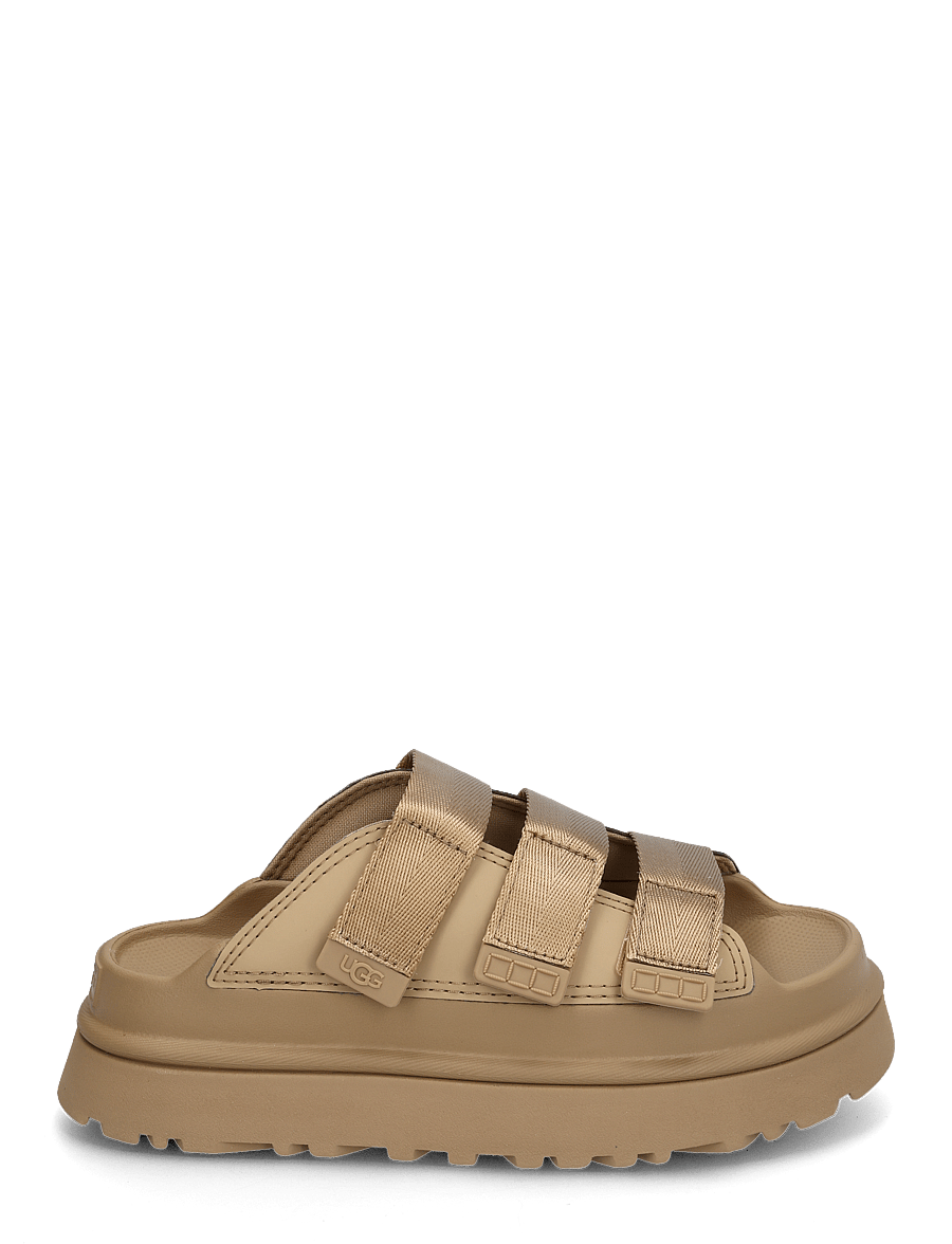 UGG - W GoldenGlow Slide - plateau-sandalen - dark sand - 1