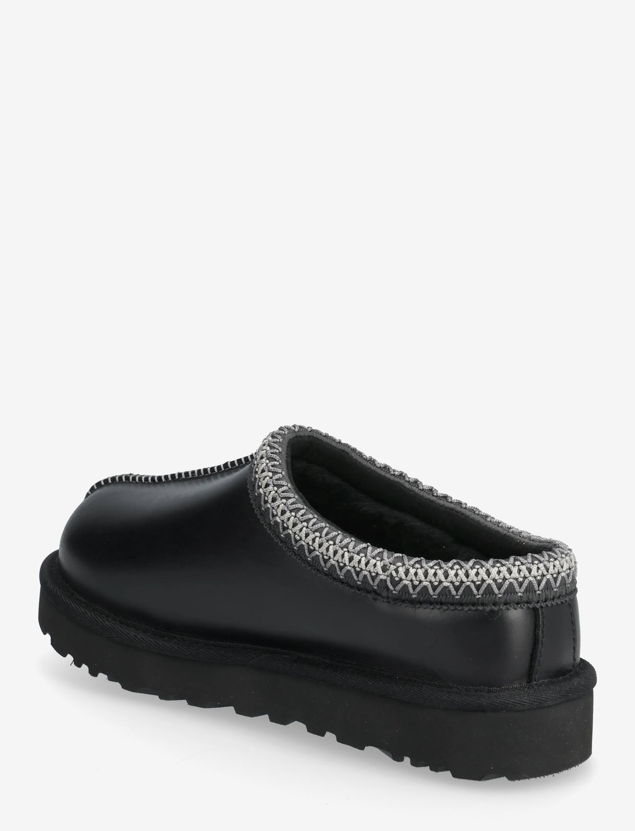 UGG - W Tasman LTHR Regen - platta mules - black - 2