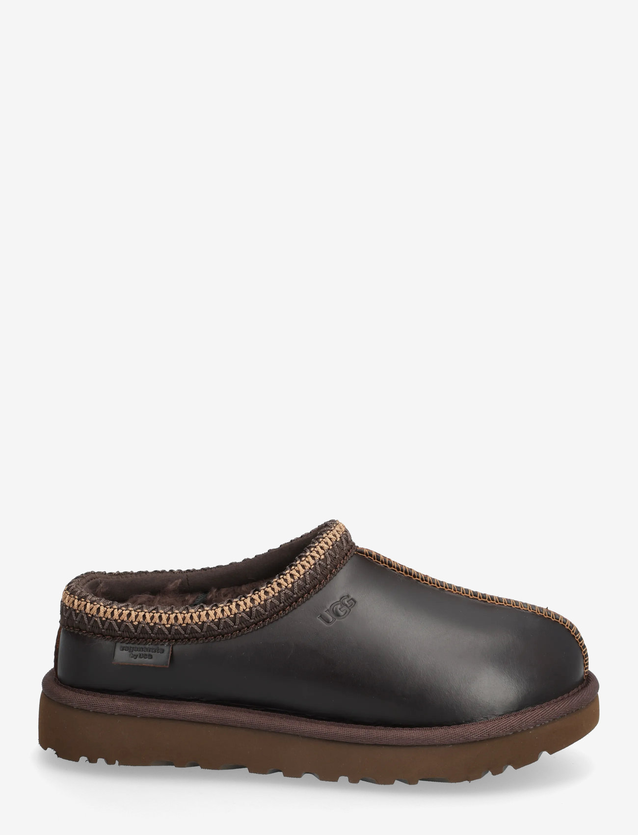 UGG - W Tasman LTHR Regen - flade mules - ironwood - 1