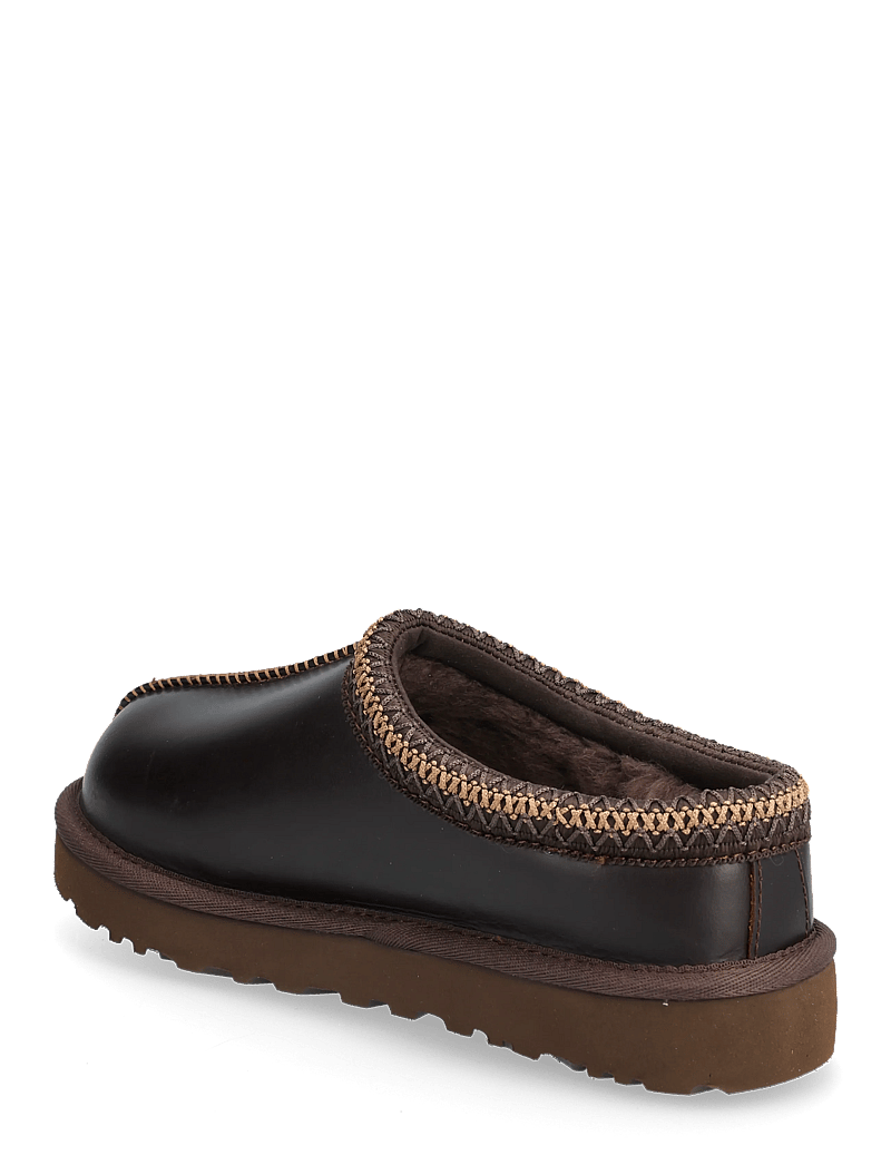 UGG - W Tasman LTHR Regen - flache pantoletten - ironwood - 2