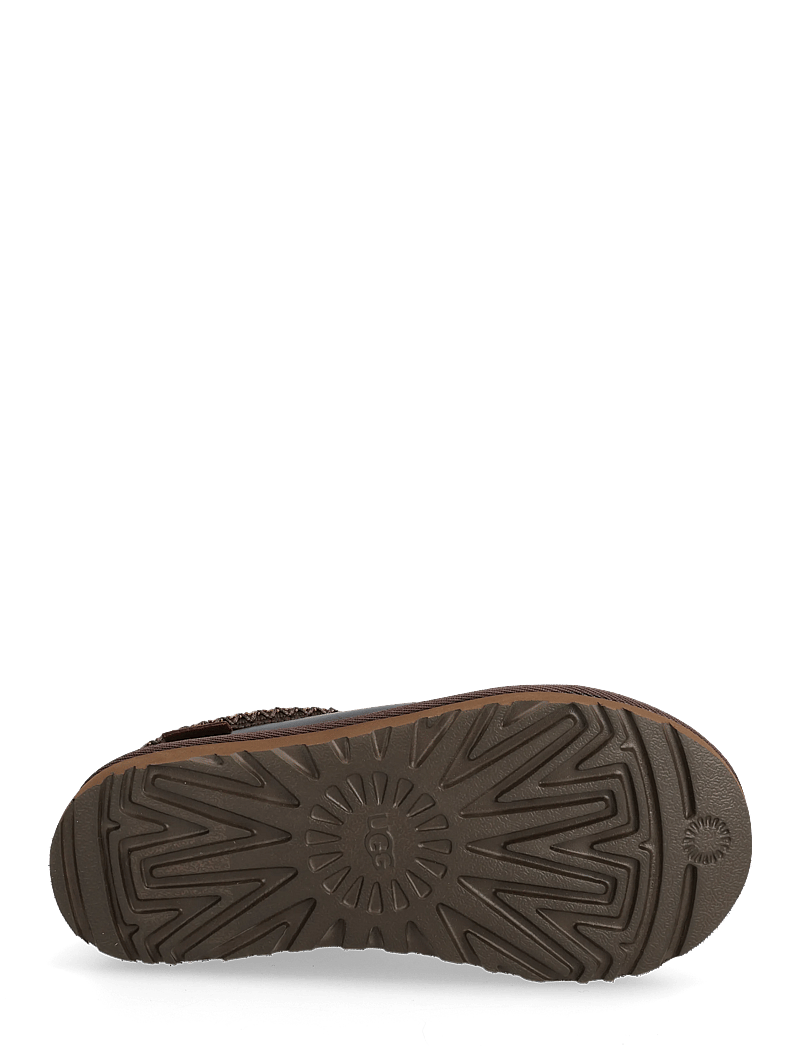 UGG - W Tasman LTHR Regen - flache pantoletten - ironwood - 4