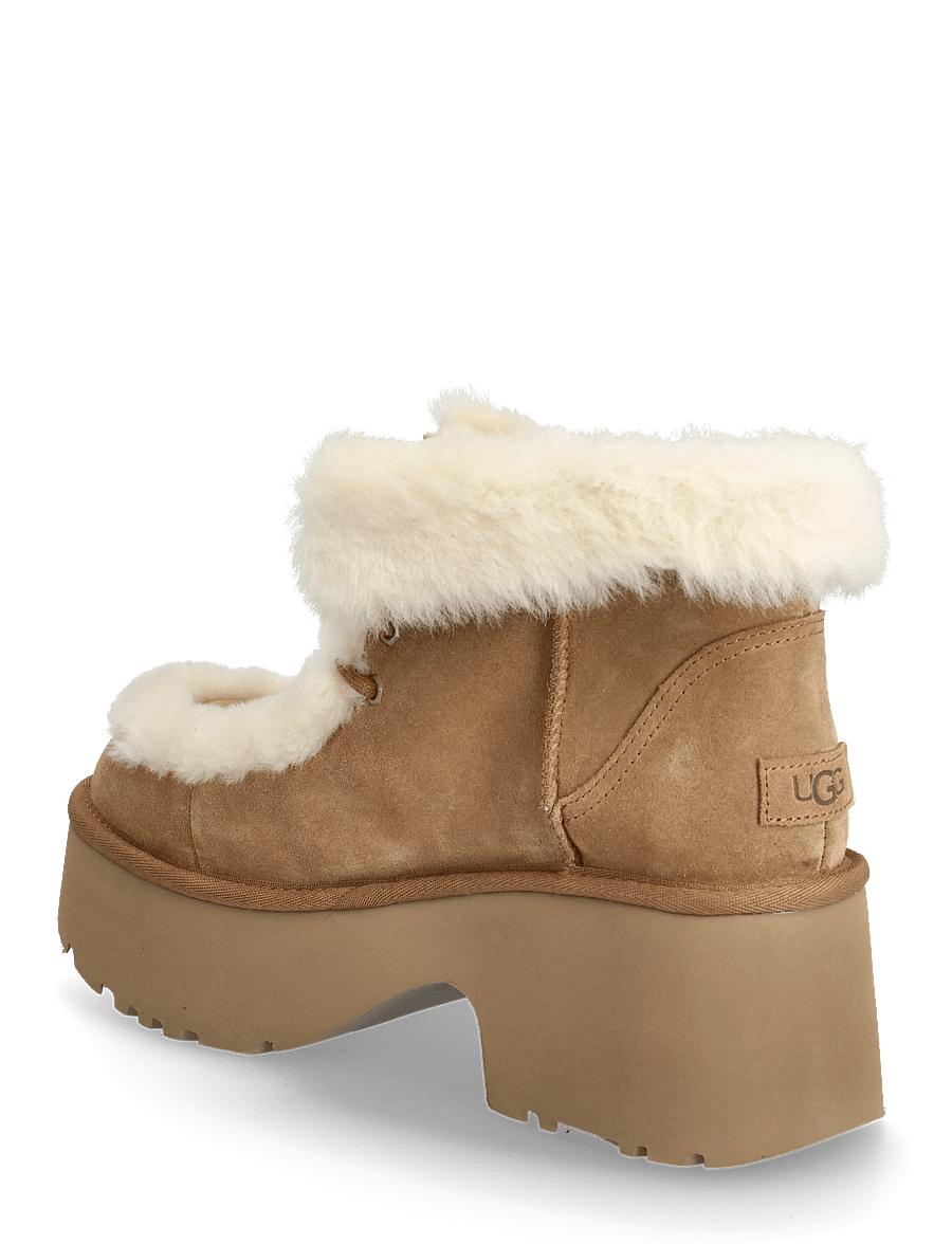 UGG - W New Heights Lace Up - bottines à talons - chestnut - 2