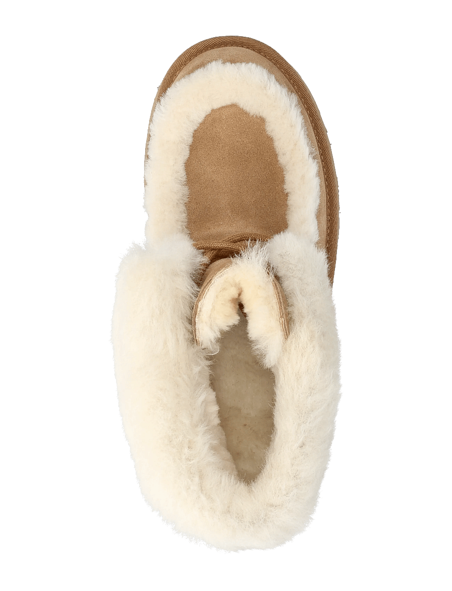 UGG - W New Heights Lace Up - bottines à talons - chestnut - 3