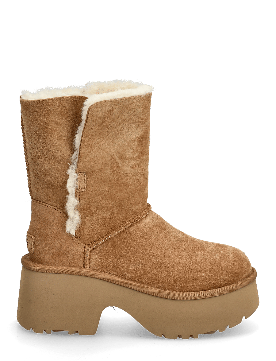 UGG - W New Heights Cuff - teddy boots - chestnut - 1
