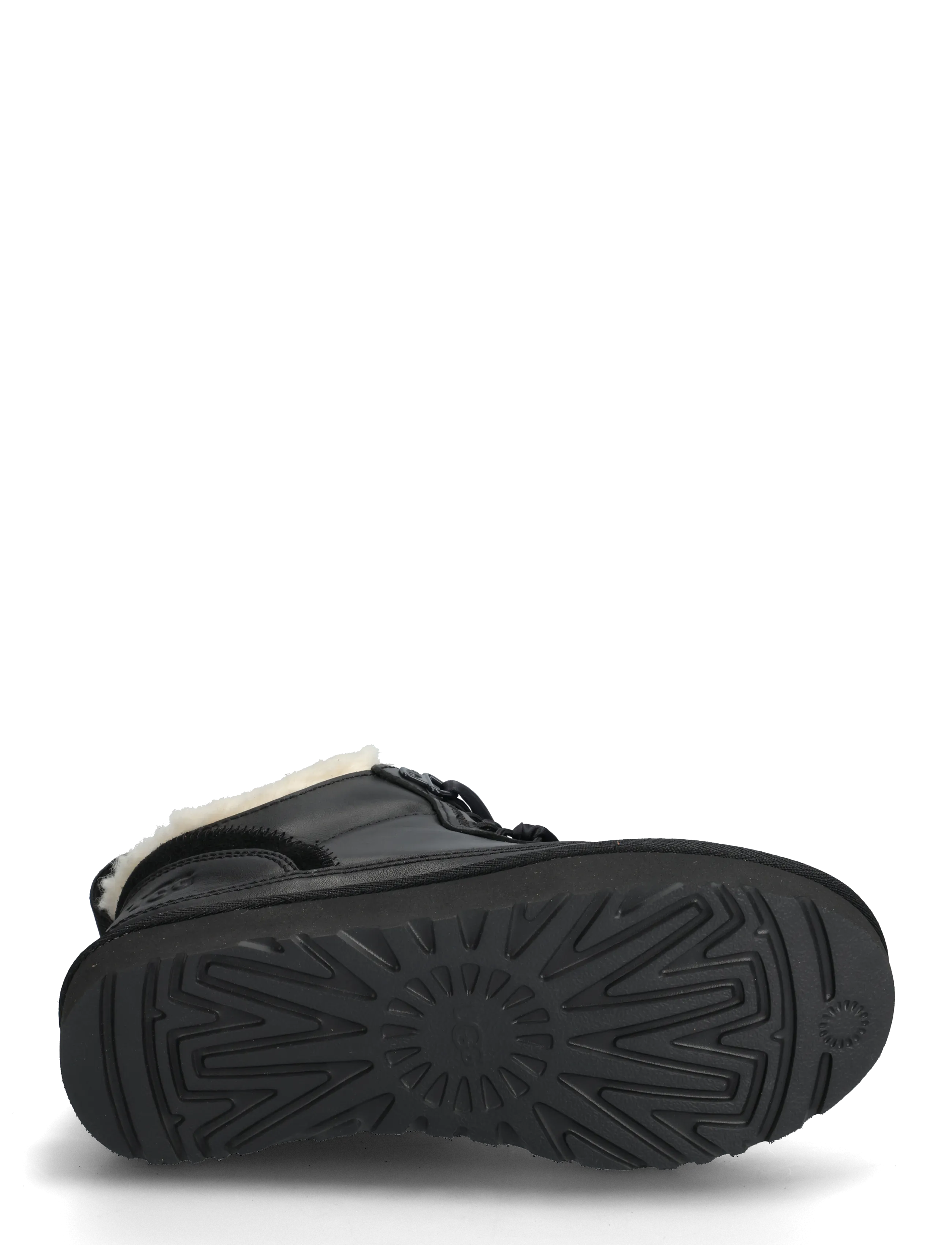 UGG - W Lowmel LTHR - baskets épaisses - black - 4