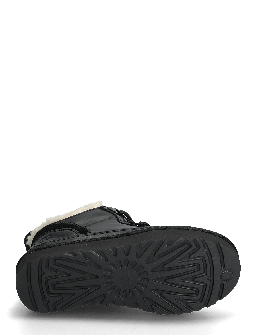 UGG - W Lowmel LTHR - baskets épaisses - black - 4