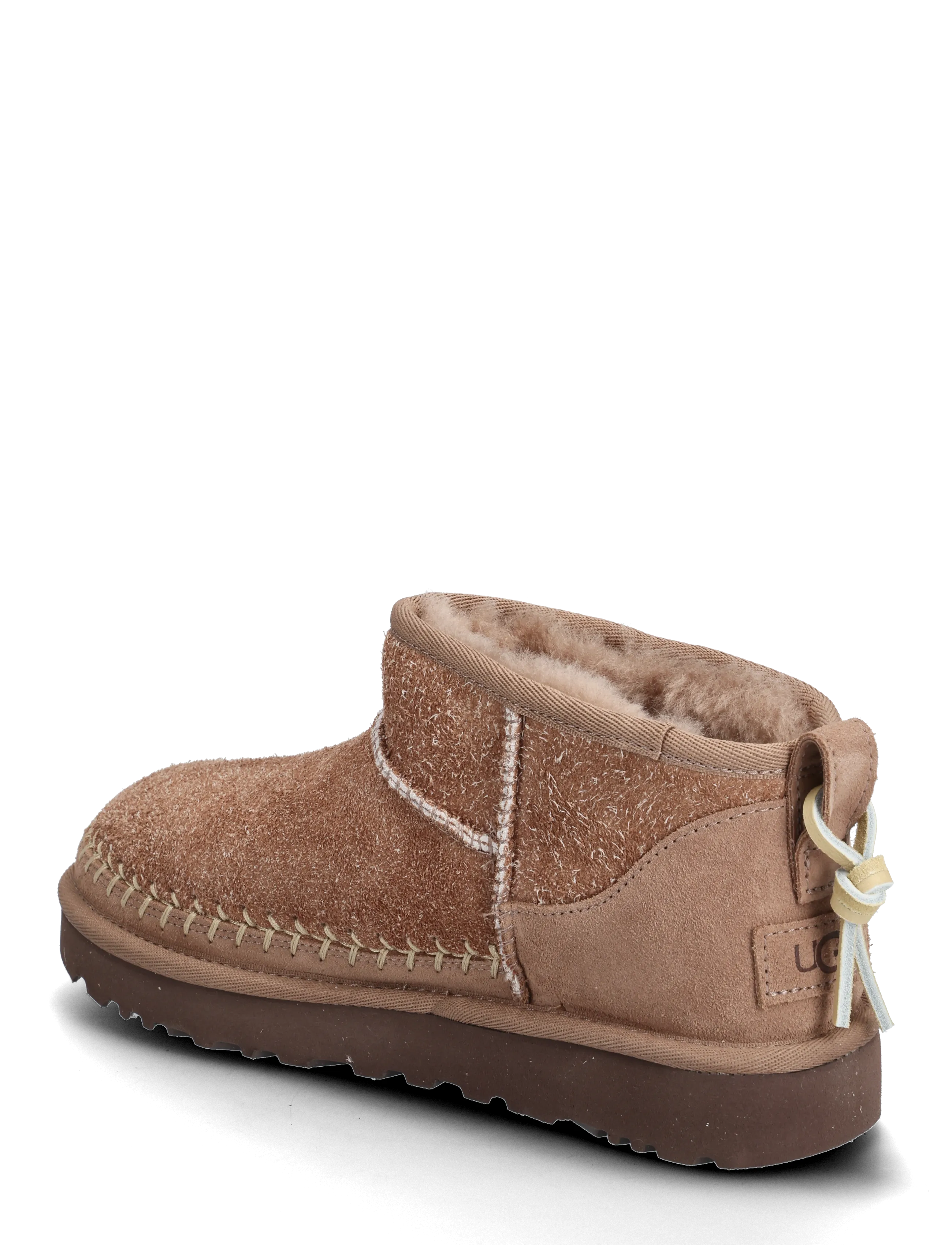 UGG - W Classic Ultra Mini Biarritz - teddyfell boots - rocky oak - 2