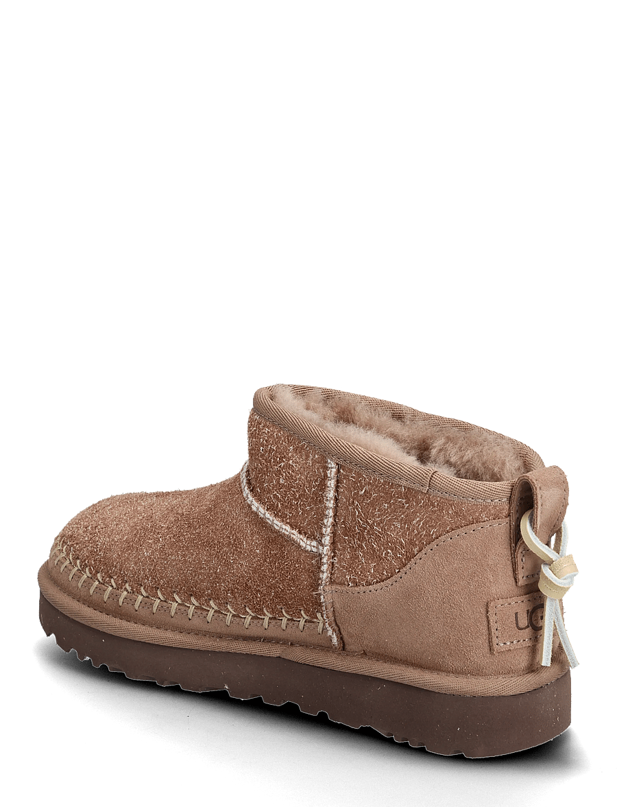 UGG - W Classic Ultra Mini Biarritz - teddyfell boots - rocky oak - 2