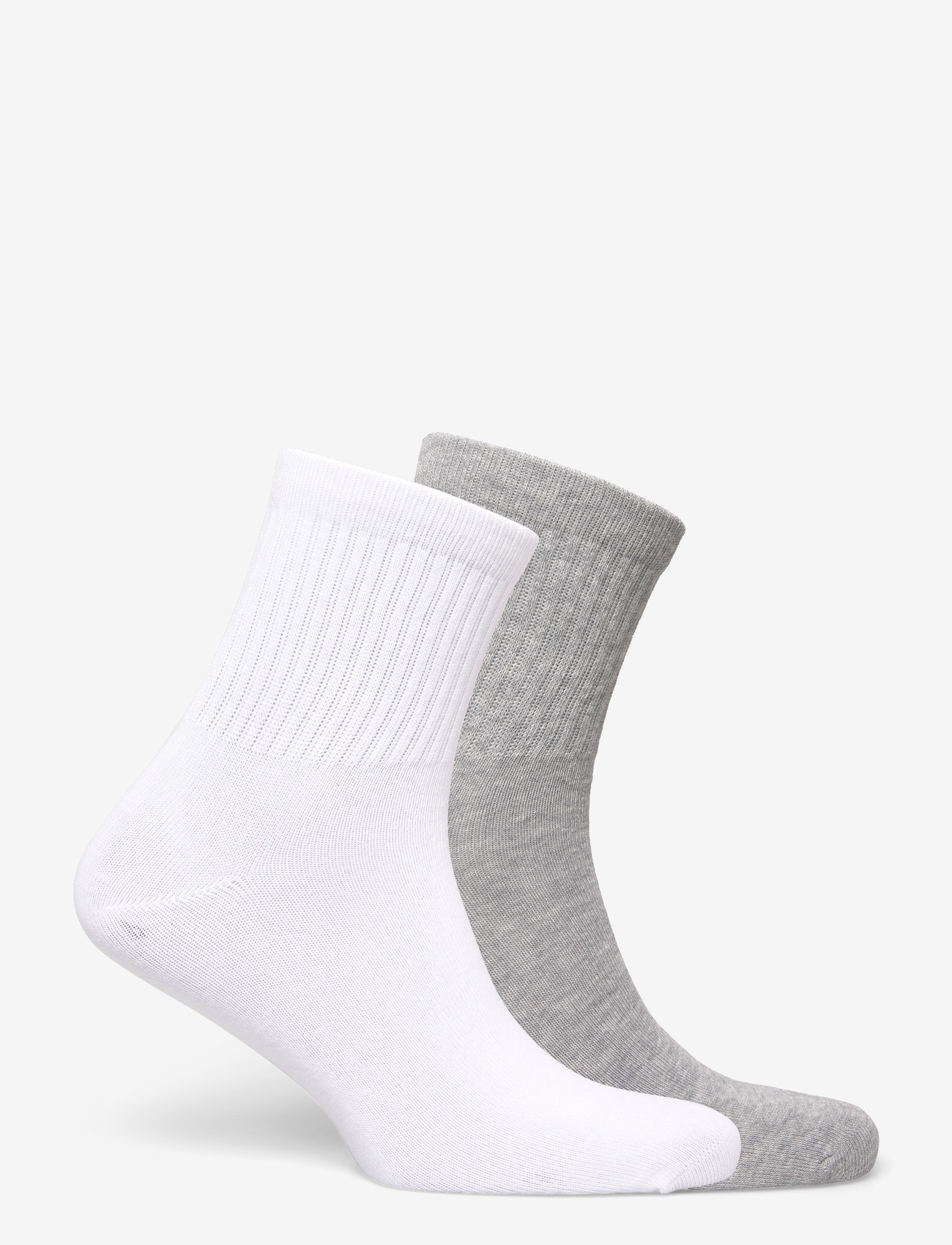 UGG - Quinlin Logo Quarter 2 Pack - almindelige strømper - red saffron / grey - 1