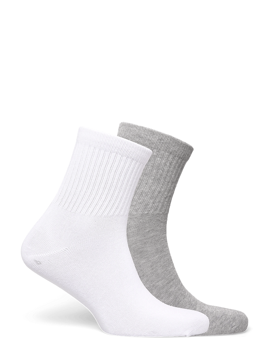 UGG - Quinlin Logo Quarter 2 Pack - normale socken - red saffron / grey - 1