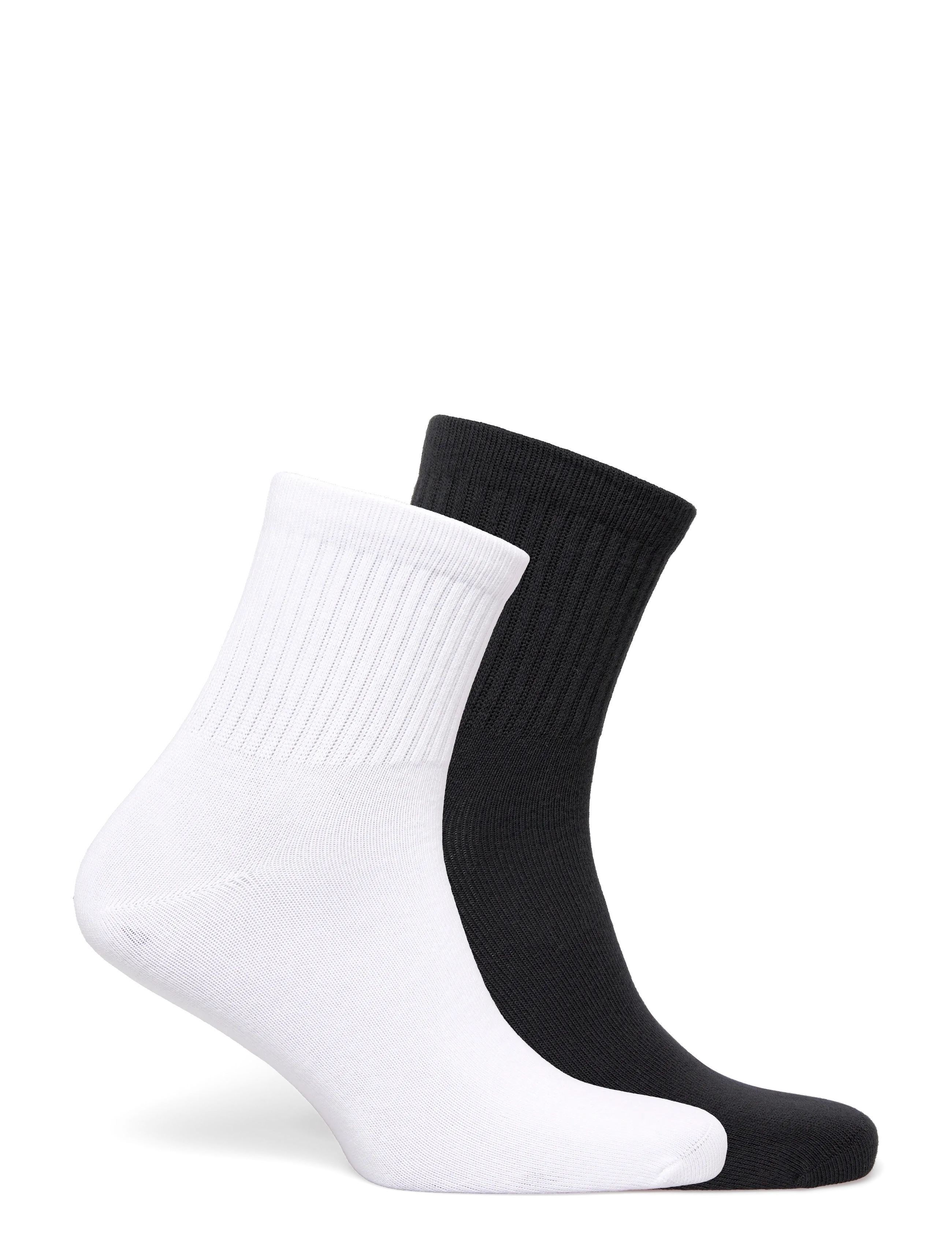UGG - Quinlin Logo Quarter 2 Pack - skarpetki - white / black - 1
