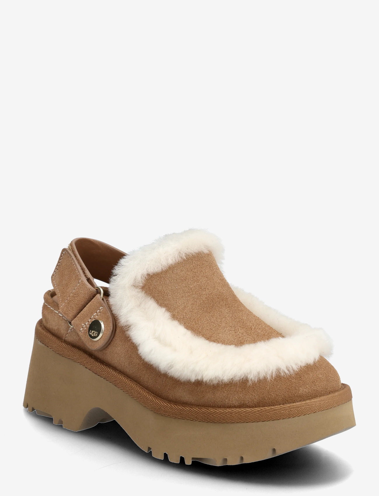 UGG - W New Heights Esmee Clog - clogs - chestnut - 0