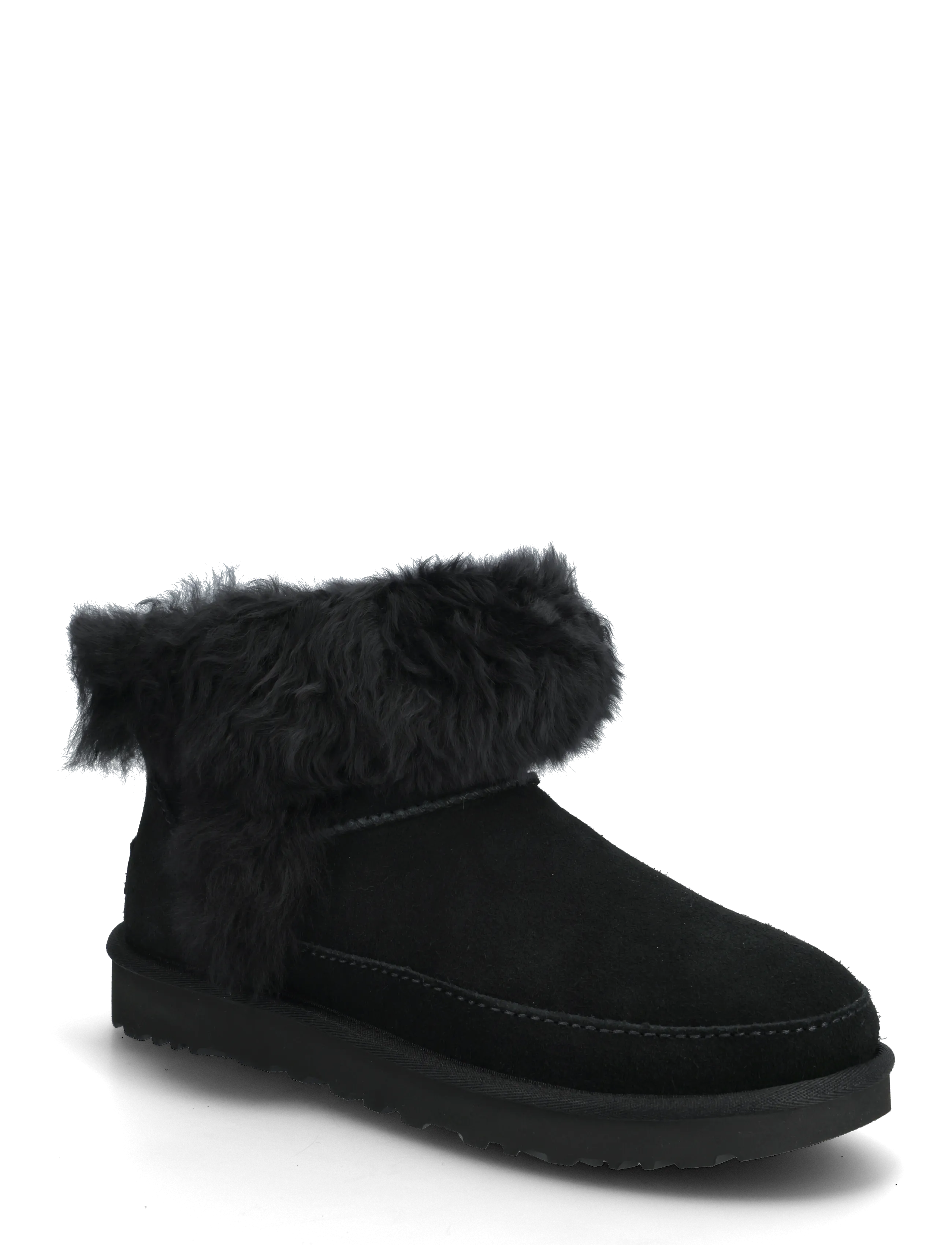 UGG W Classic Ultra Mini Chalet, 36, Black, Boots > Teddy Boots, Dame