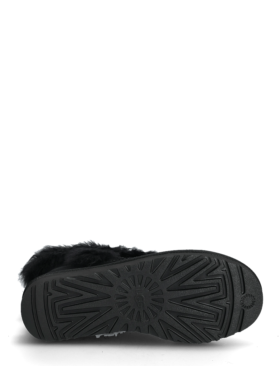 UGG - W Classic Ultra Mini Chalet - teddy-stiefel - black - 4