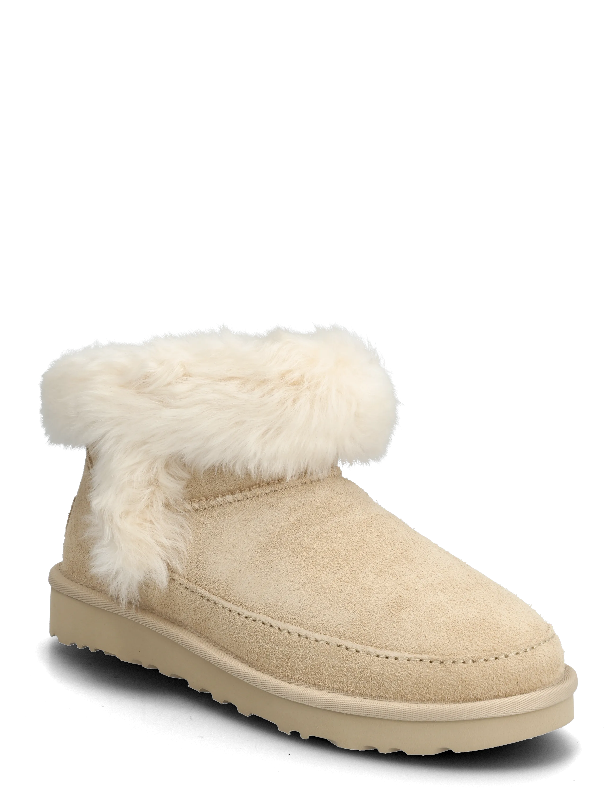 UGG W Classic Ultra Mini Chalet, 42, Cream, Boots > Teddy Boots, Dame