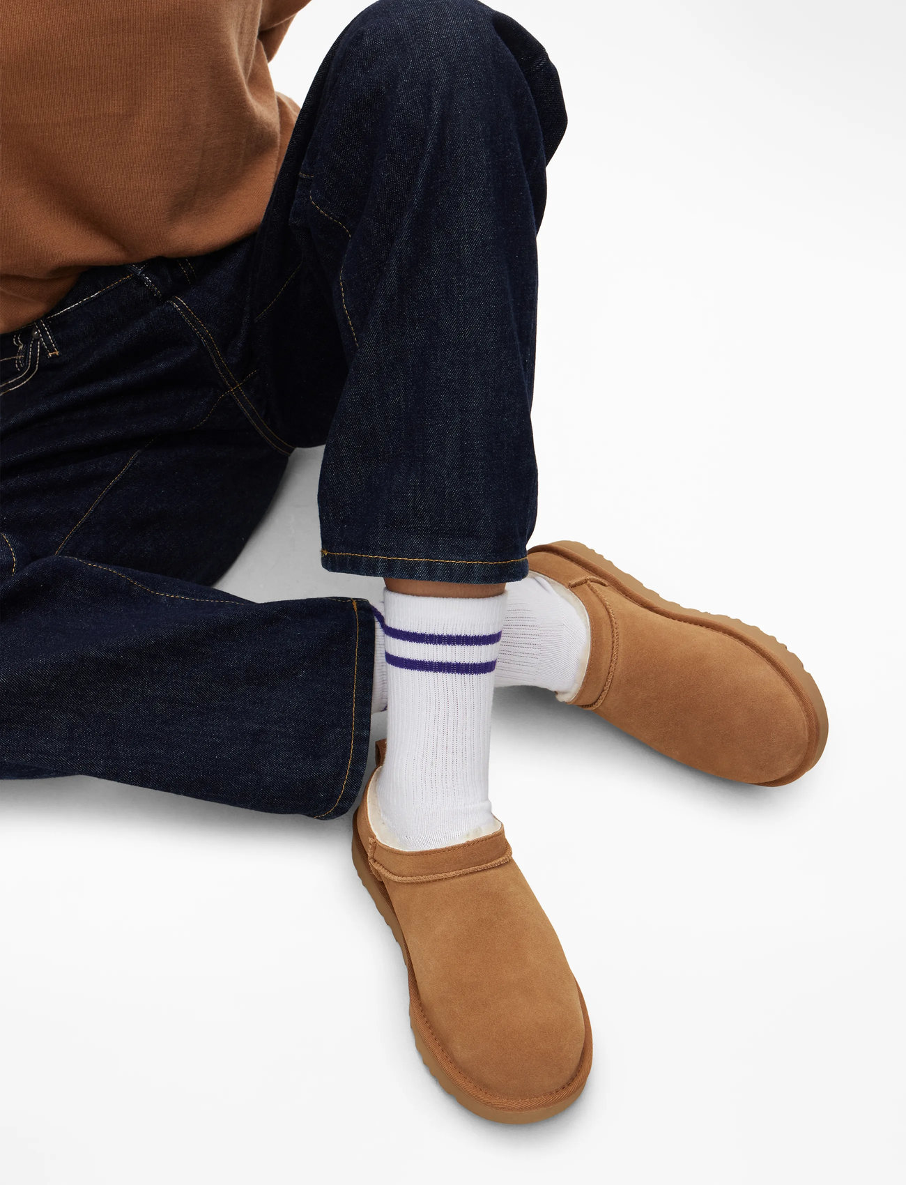 UGG - W Classic Micro - platta mules - chestnut - 0