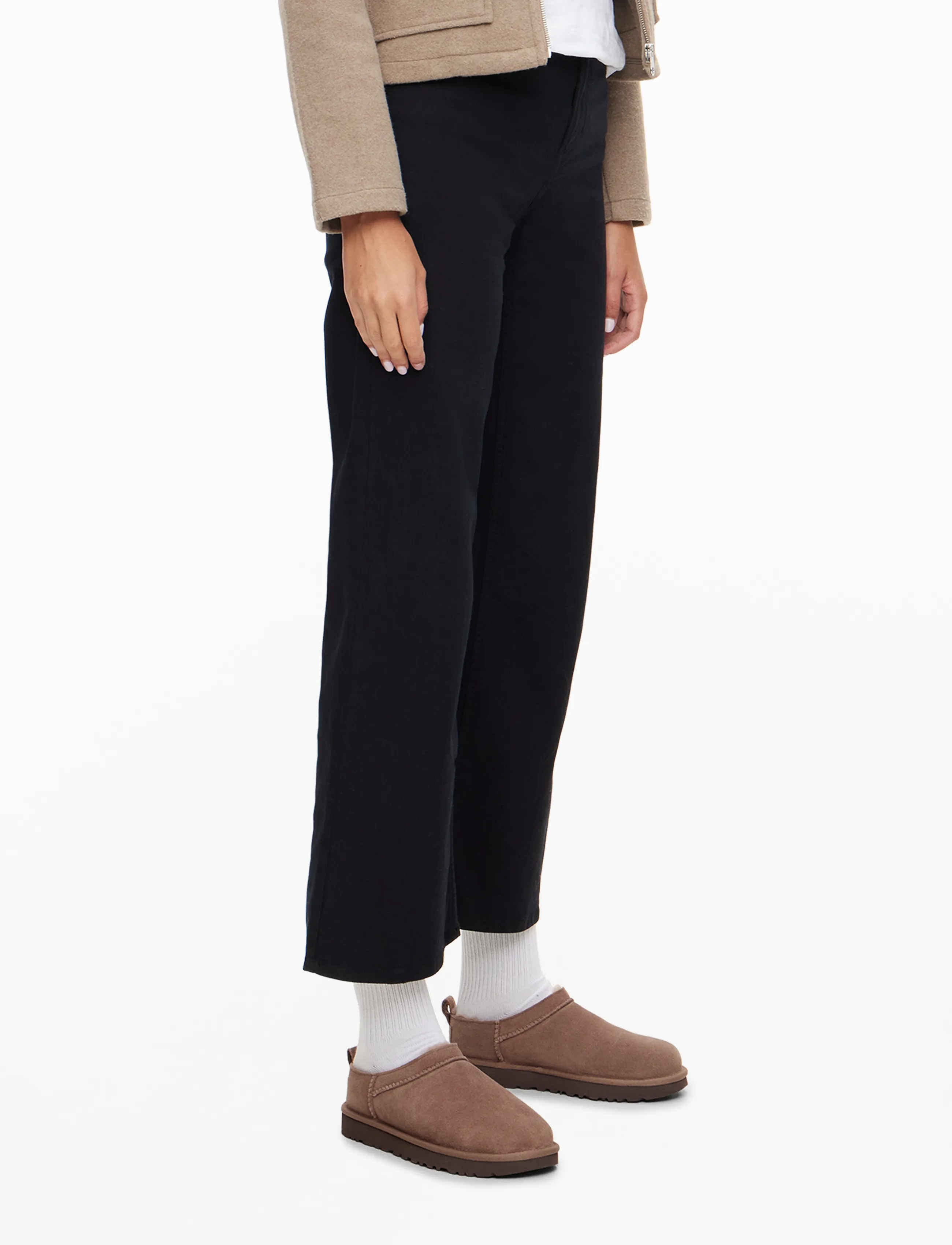 UGG - W Classic Micro - platta mules - rocky oak - 3