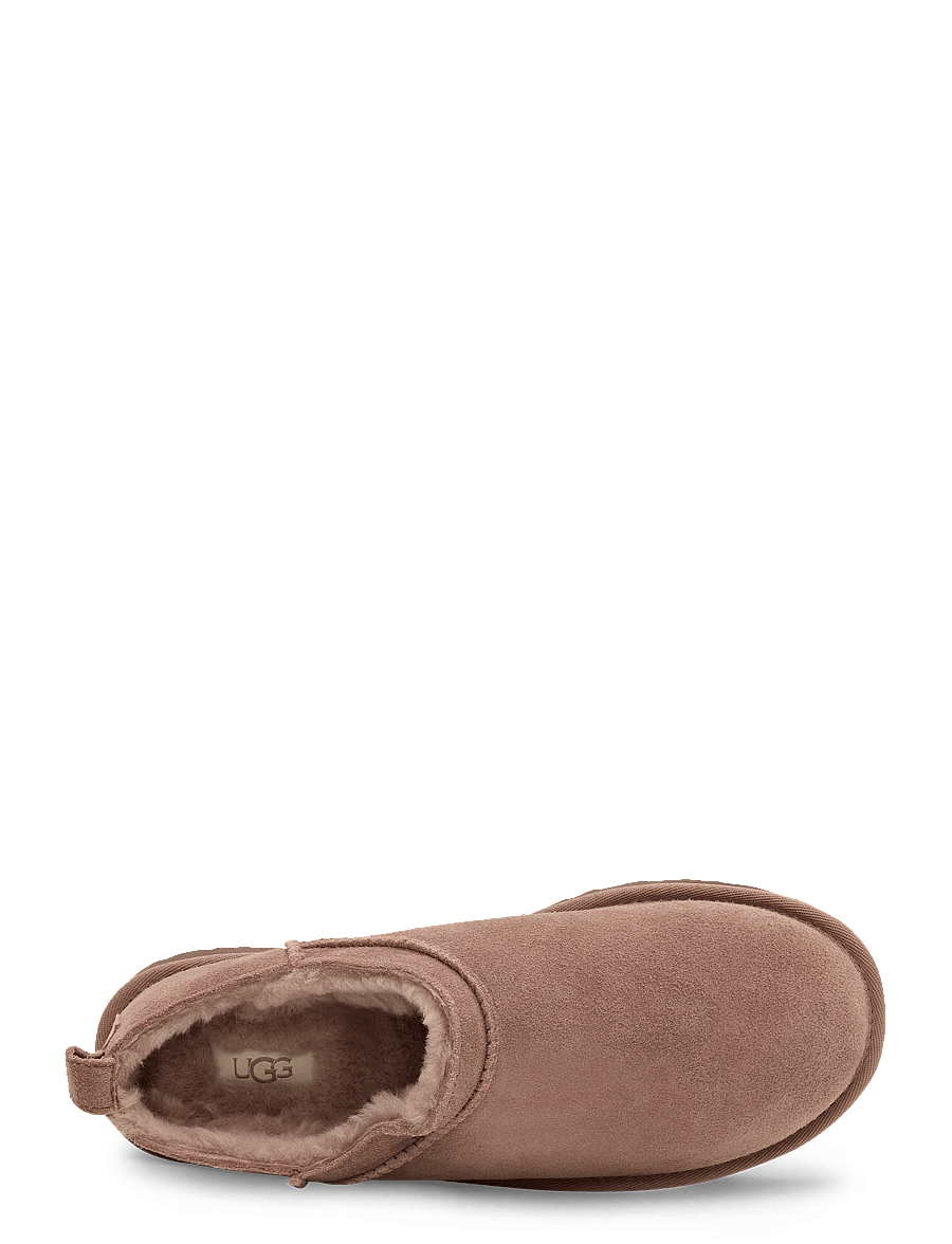 UGG - W Classic Micro - platta mules - rocky oak - 4