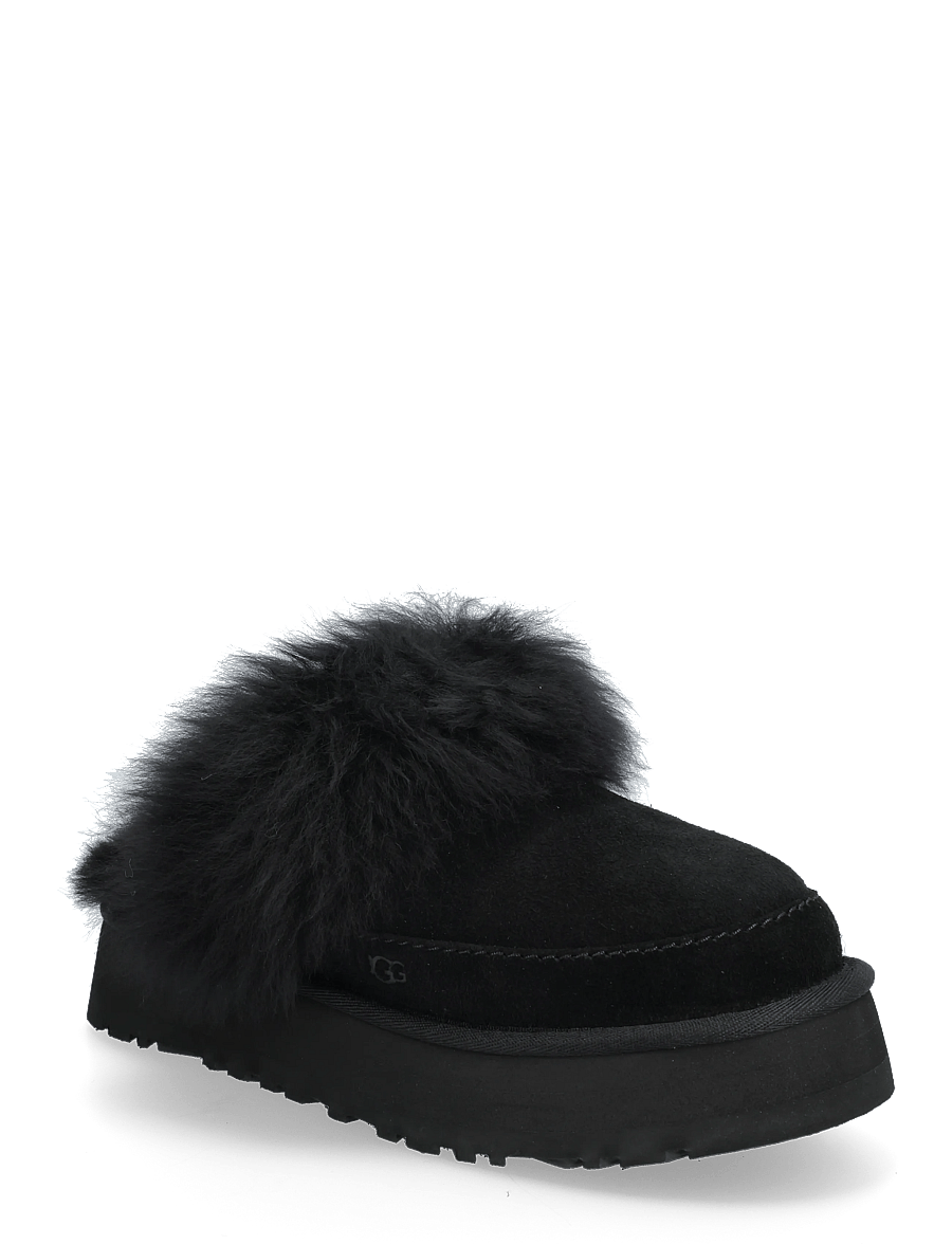 UGG - W Disquette Chalet - flache pantoletten - black - 0