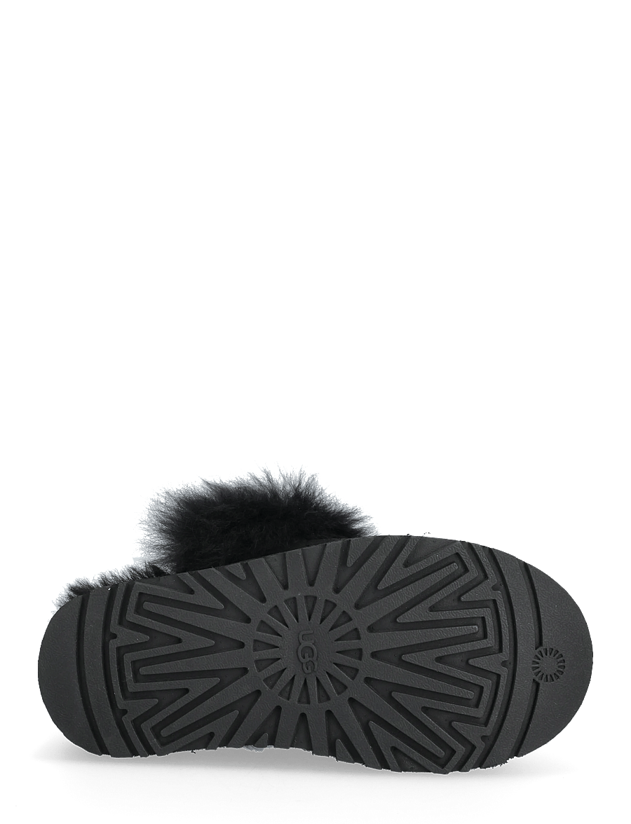UGG - W Disquette Chalet - flache pantoletten - black - 4