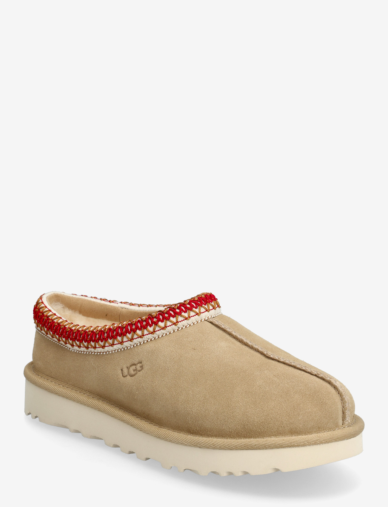 UGG - W Tasman II - flache pantoletten - sand / dark cherry - 0