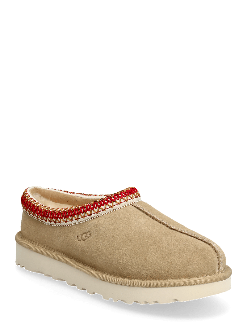 UGG - W Tasman II - flache pantoletten - sand / dark cherry - 0