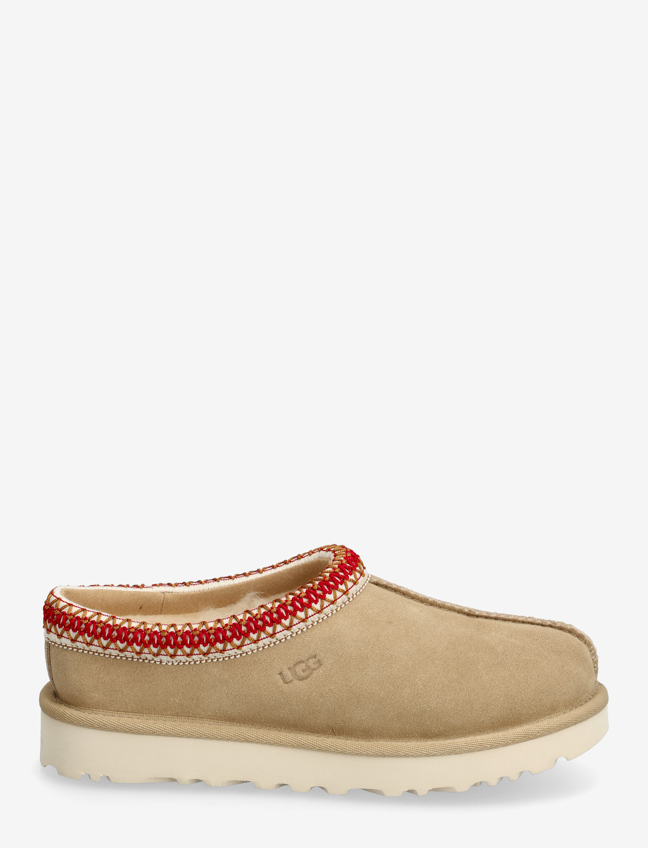 UGG - W Tasman II - flache pantoletten - sand / dark cherry - 1