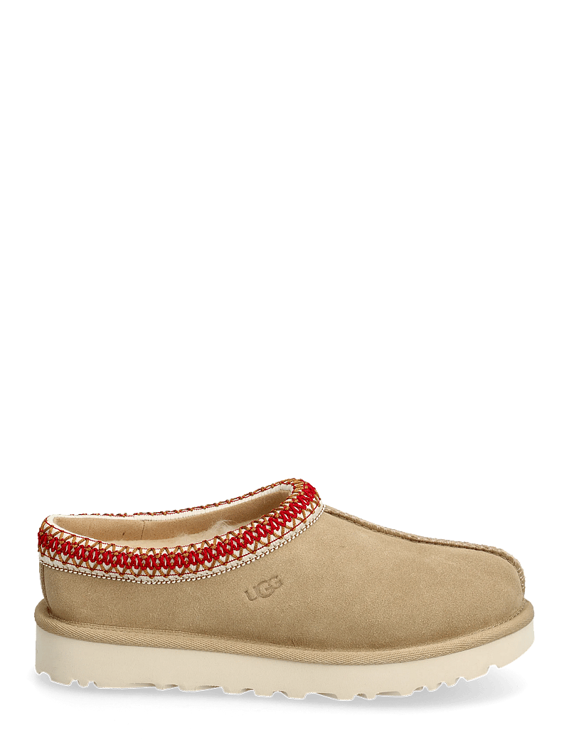 UGG - W Tasman II - flache pantoletten - sand / dark cherry - 1