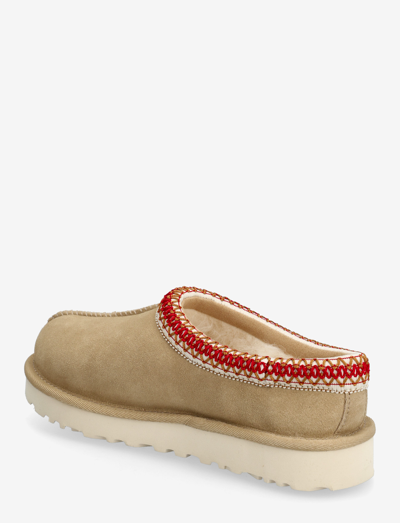 UGG - W Tasman II - flache pantoletten - sand / dark cherry - 2