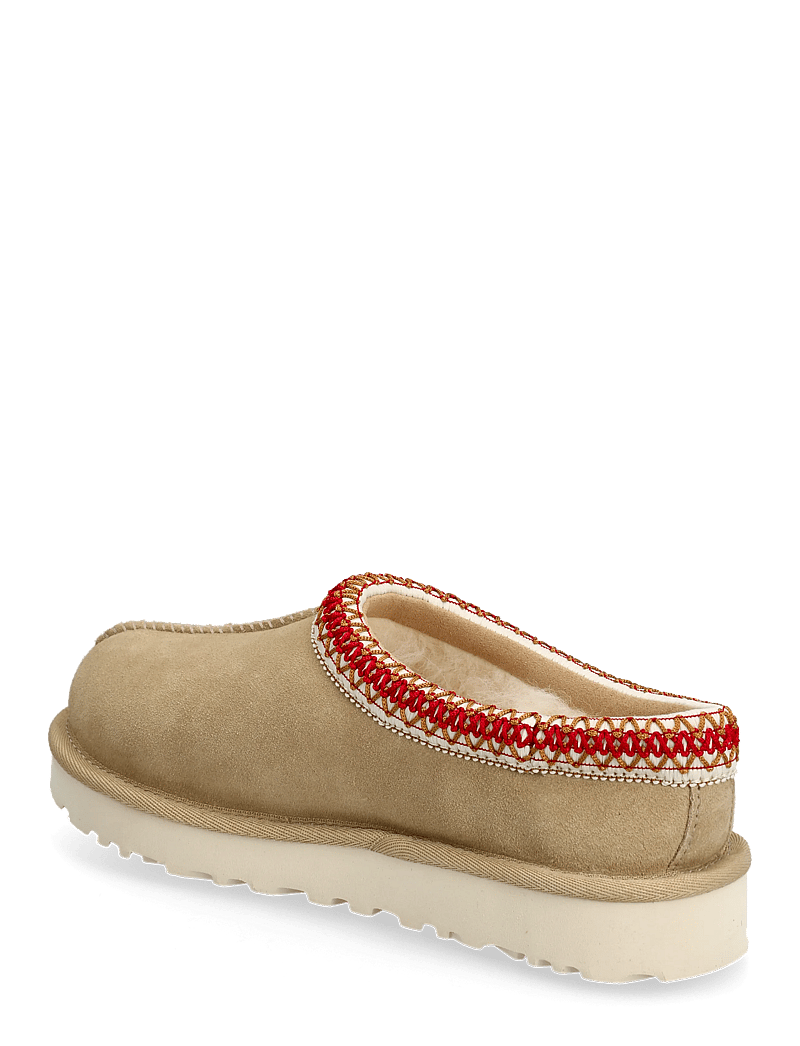 UGG - W Tasman II - flache pantoletten - sand / dark cherry - 2
