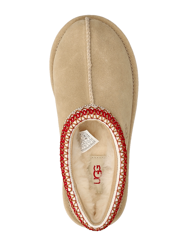 UGG - W Tasman II - flache pantoletten - sand / dark cherry - 3