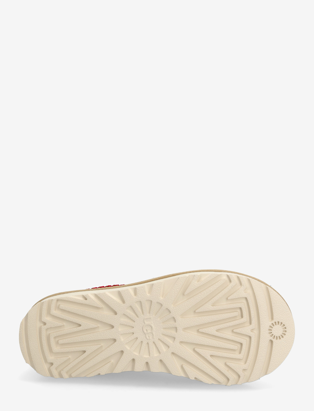 UGG - W Tasman II - flache pantoletten - sand / dark cherry - 4