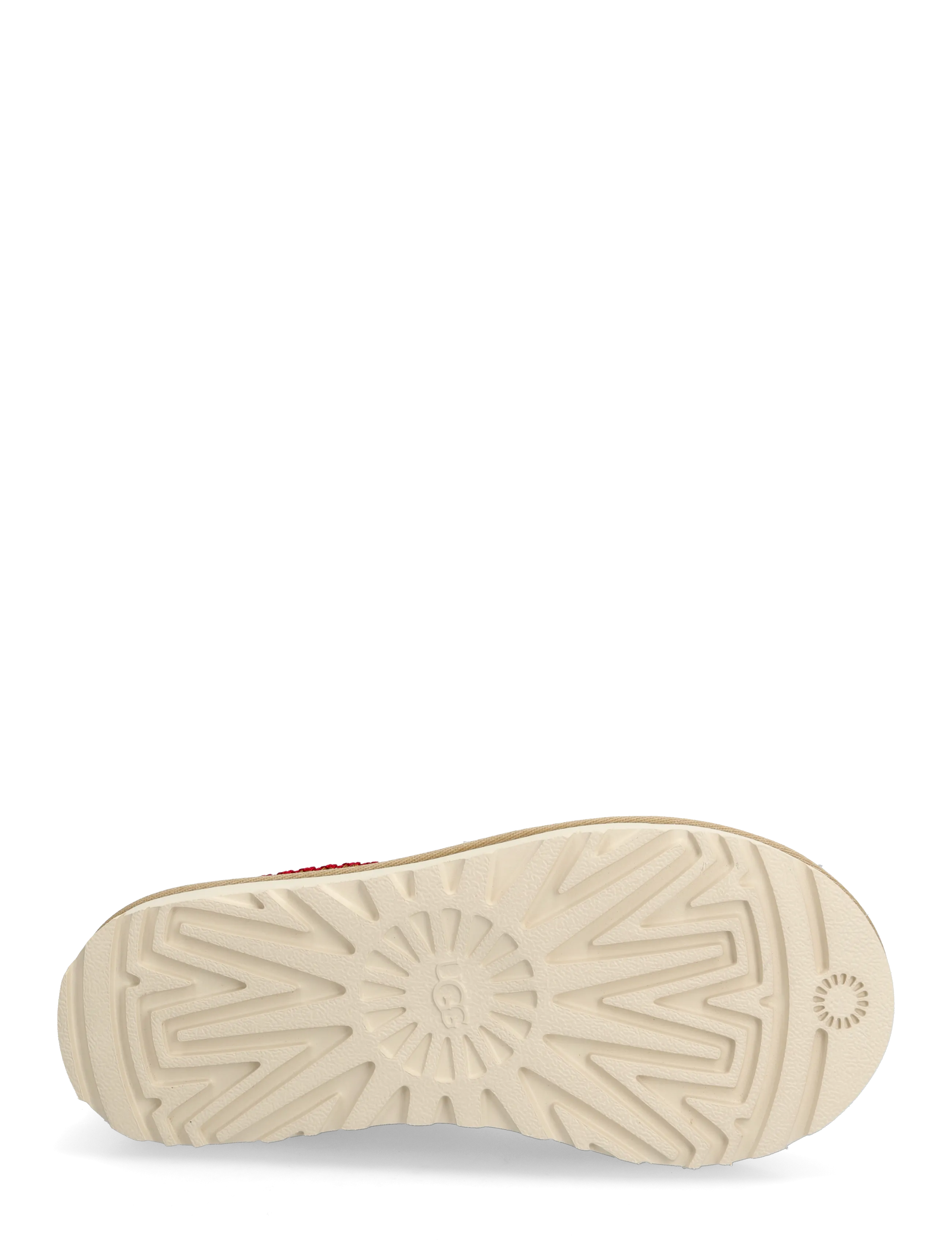 UGG - W Tasman II - flache pantoletten - sand / dark cherry - 4