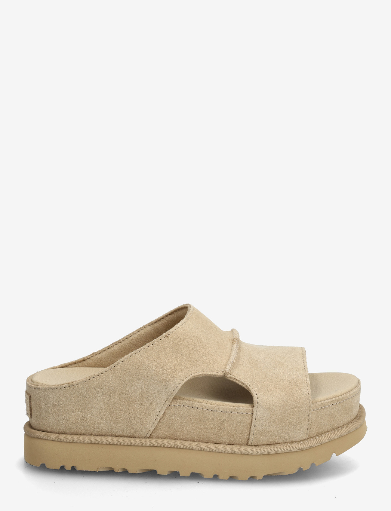UGG - W Goldenstar Hi Cutout Slide - platåsandaler - sand - 1