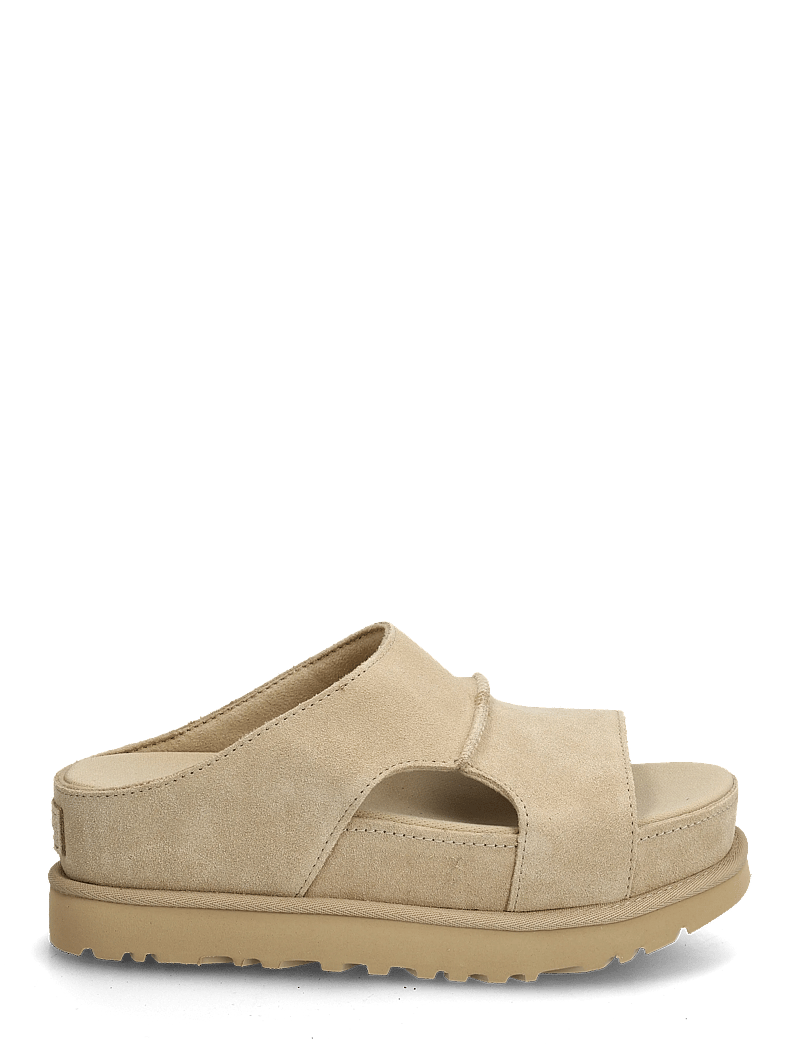 UGG - W Goldenstar Hi Cutout Slide - platåsandaler - sand - 1