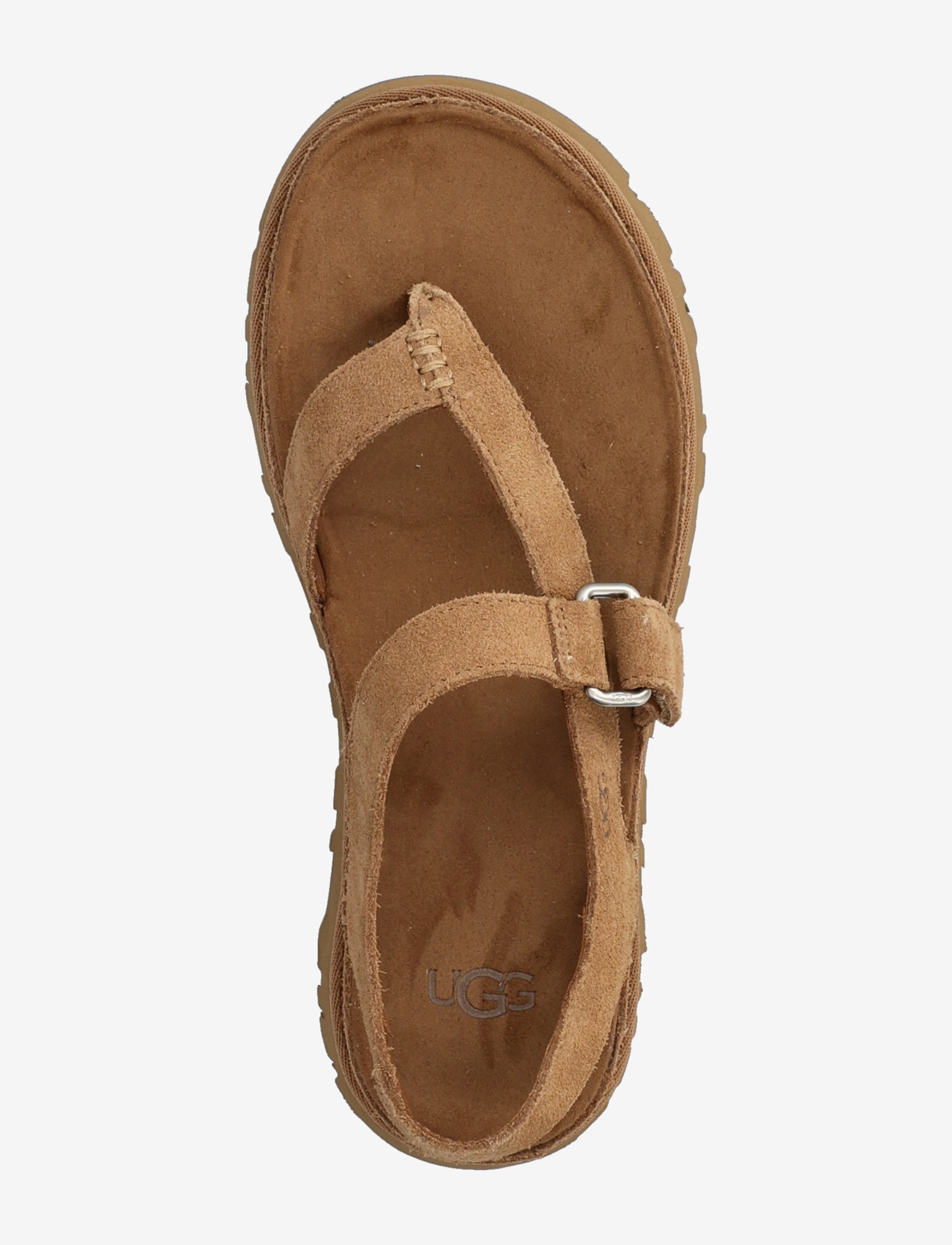 UGG - W GoldenGaze Toe Post - flat sandals - chestnut - 3