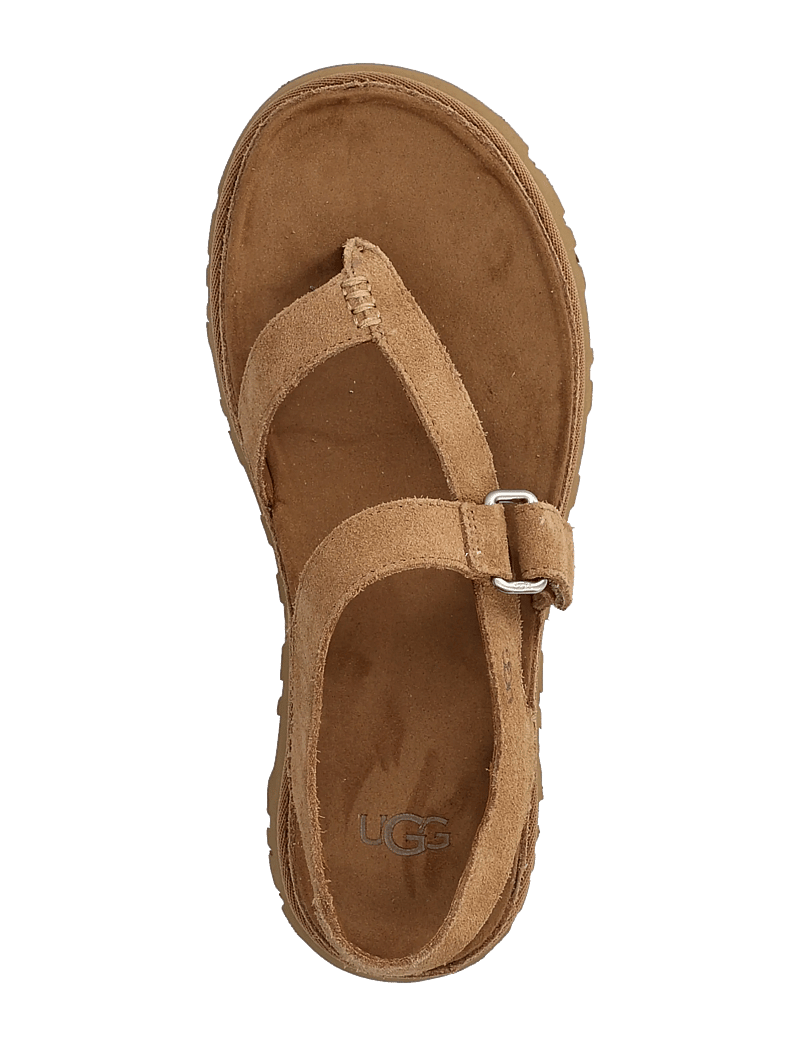 UGG - W GoldenGaze Toe Post - flade sandaler - chestnut - 3