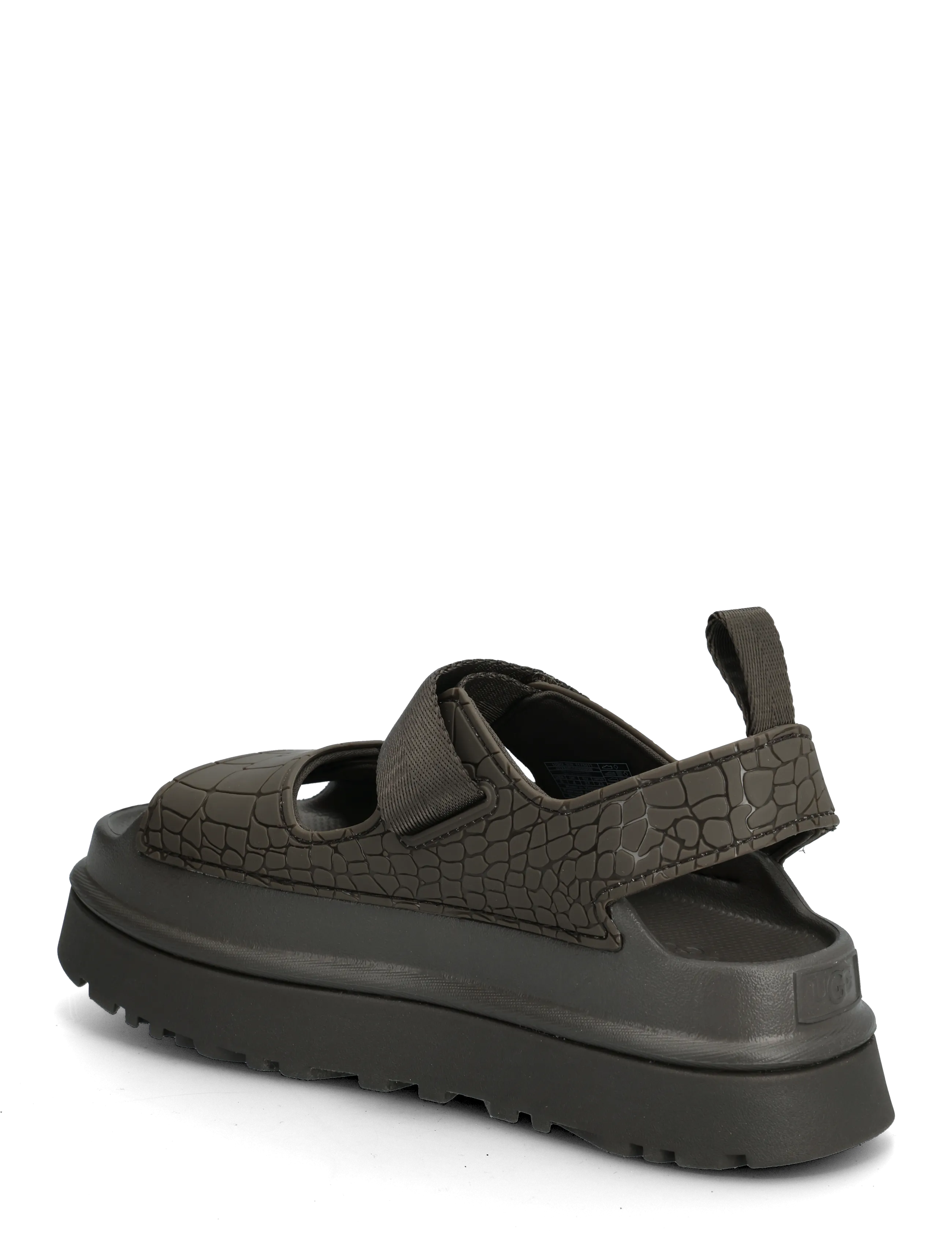 UGG - W GoldenGlow Embossed - sandales uz platformas - dense smoke - 2